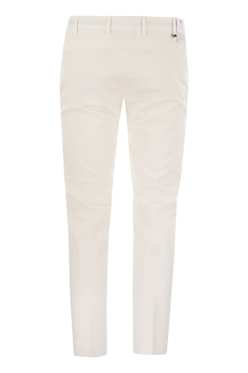PT TORINO Slim Fit Stretch Cotton Trousers
