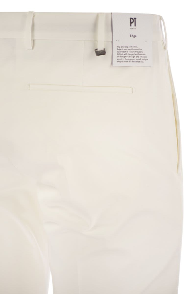 PT TORINO Slim Fit Stretch Cotton Trousers
