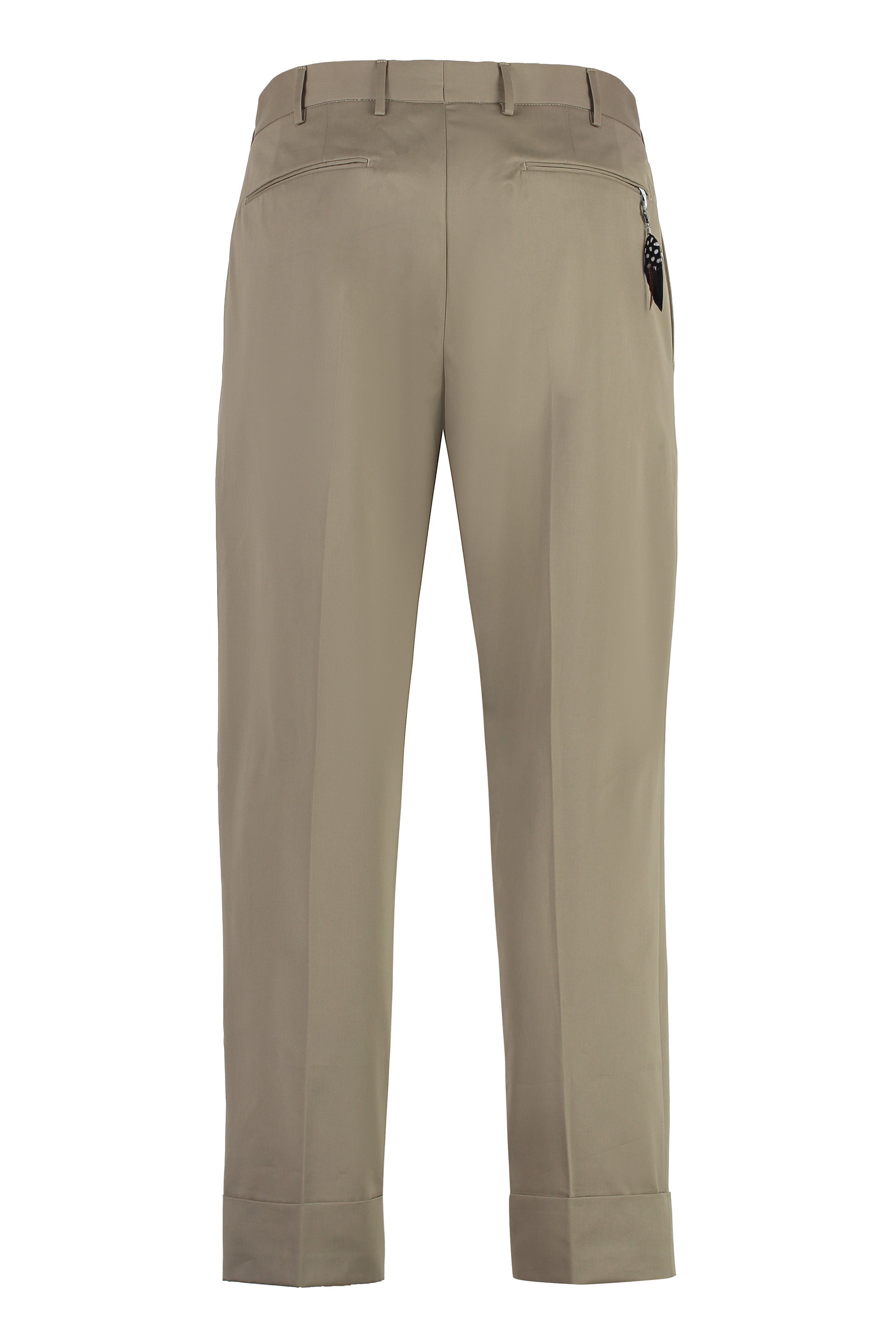PT01 Men's Cotton Trousers with Pocket Design