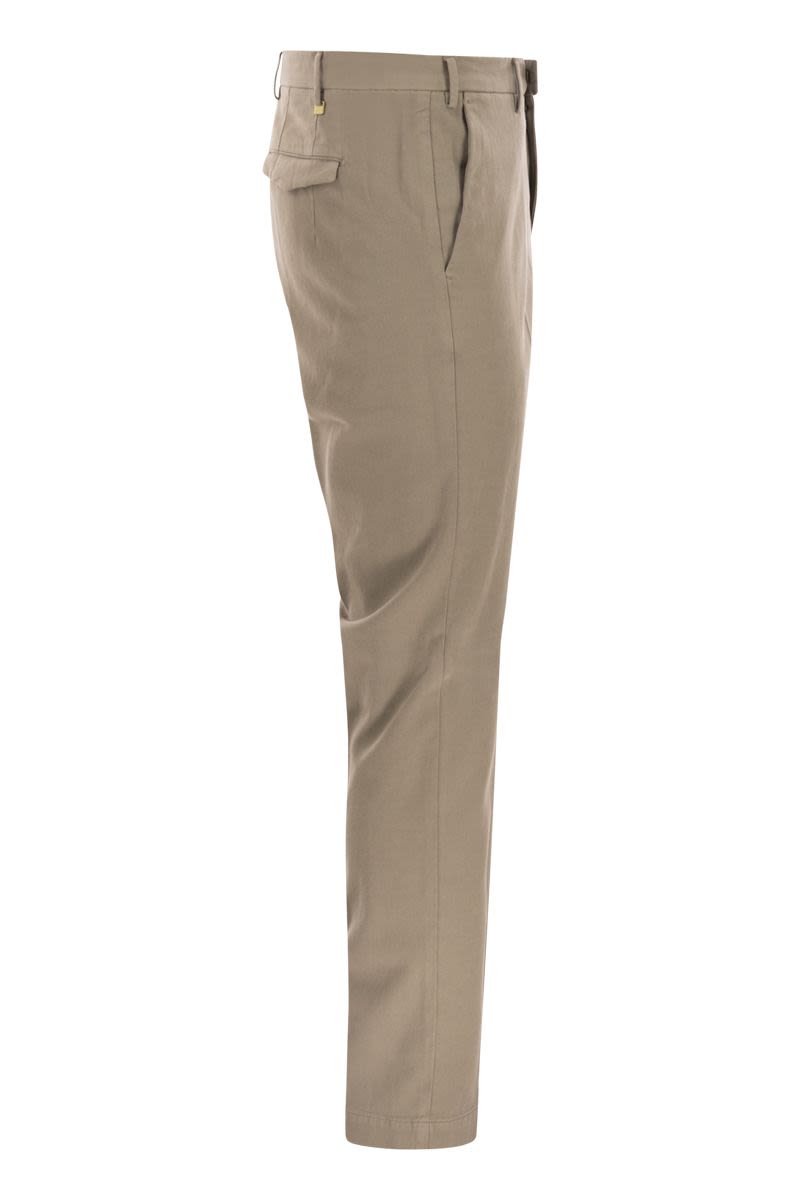 PT TORINO Cotton and Cashmere Trousers for Men - Fall/Winter 2025