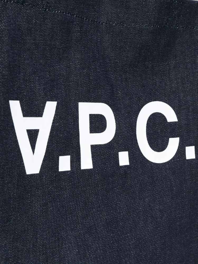 A.P.C. Denim Shopping Handbag