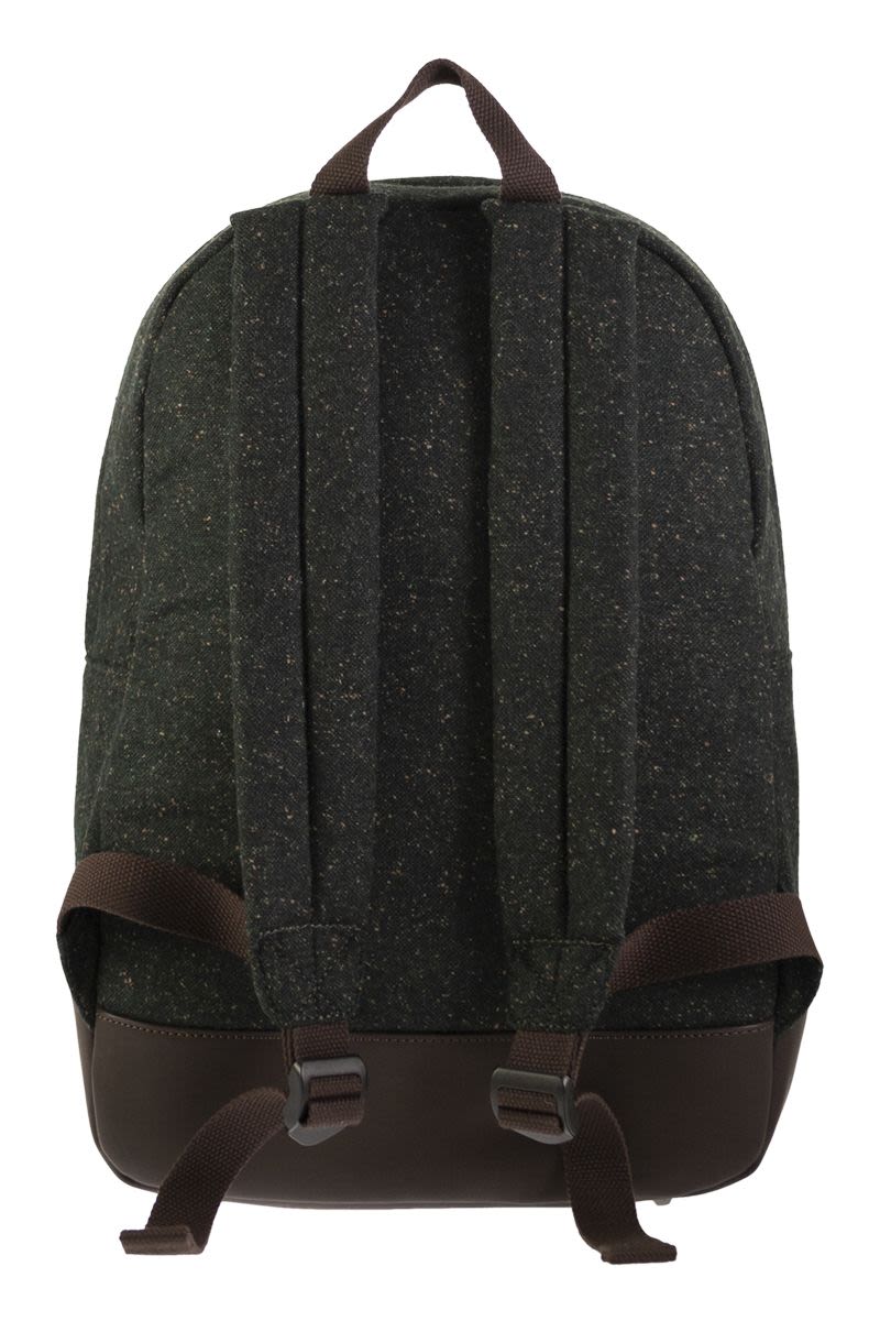 MC2 SAINT BARTH Fabric Backpack with Logo - 55 x 35 x 25 cm