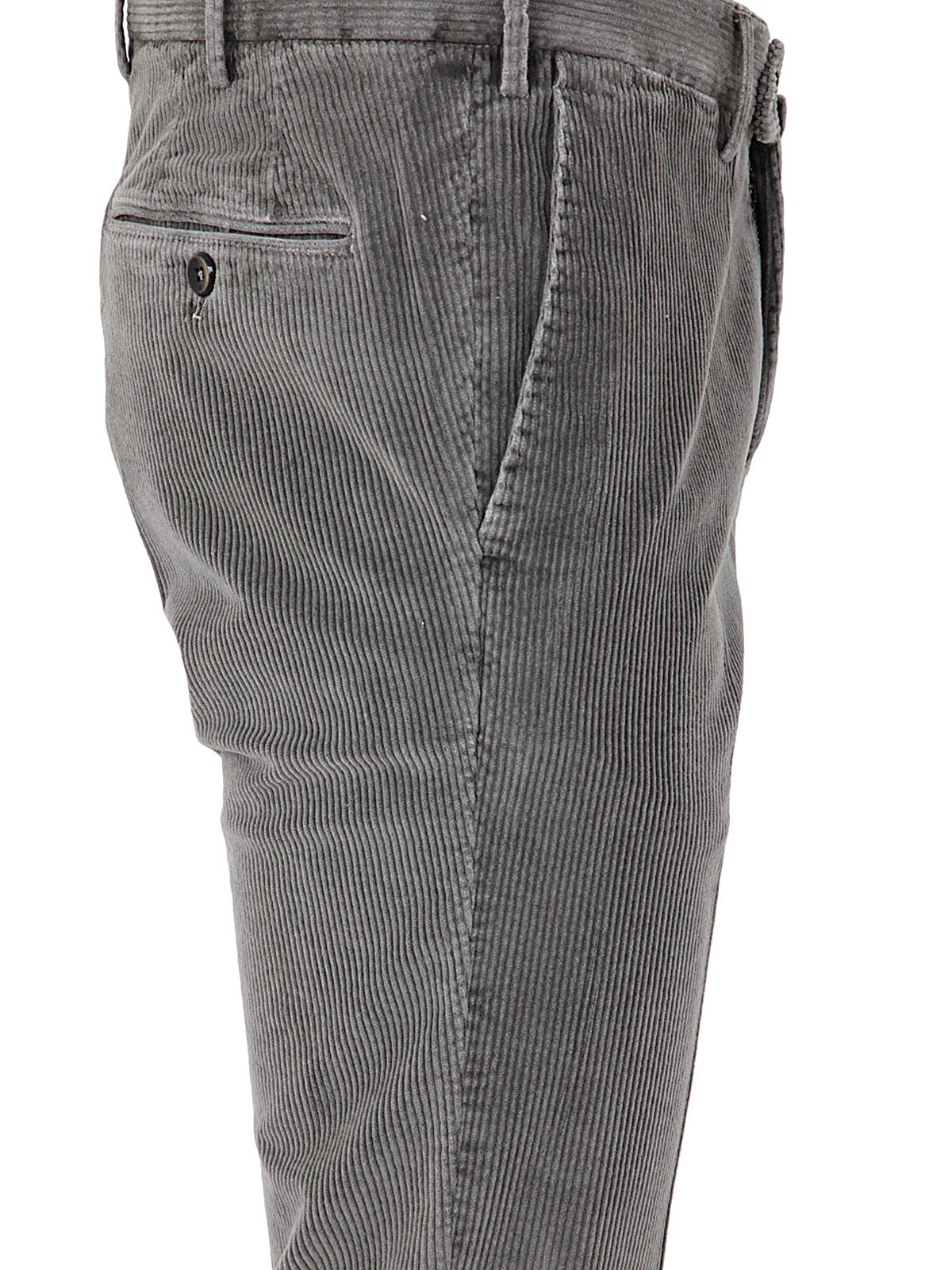PT01 Flat Front Trousers with Diagonal Pockets