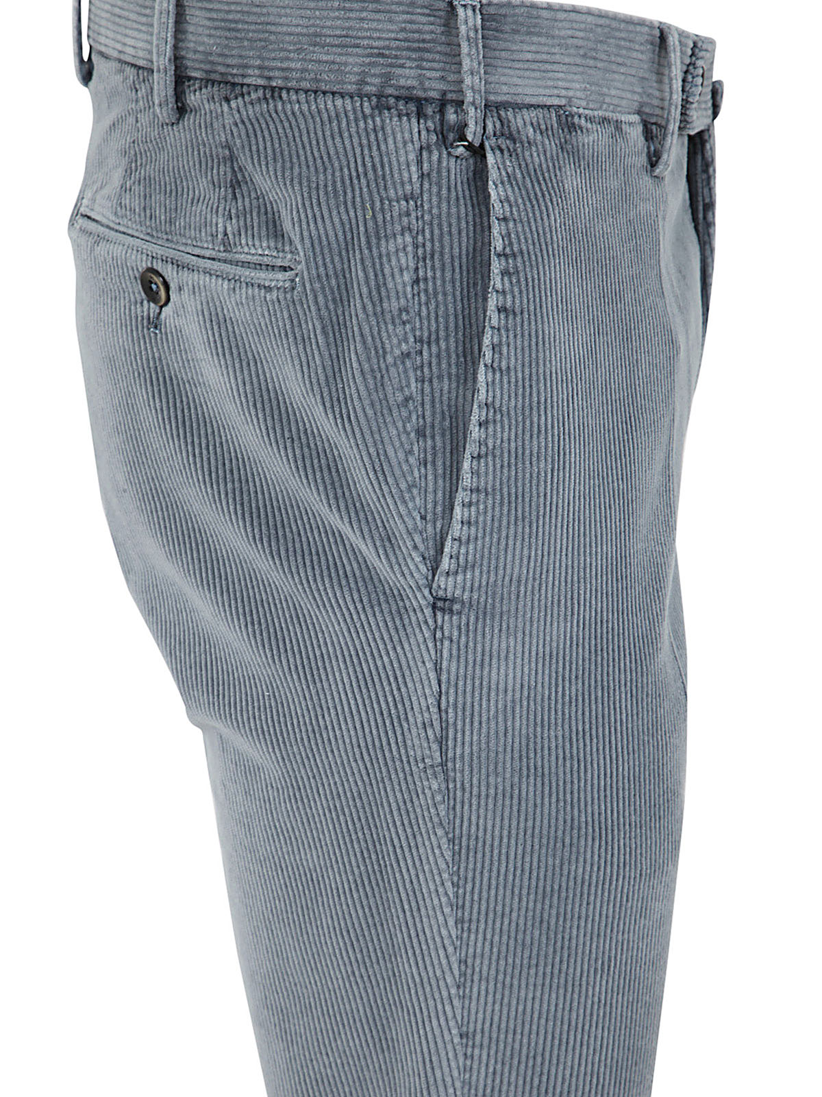 PT01 Flat Front Trousers with Diagonal Pockets - Modern Fit