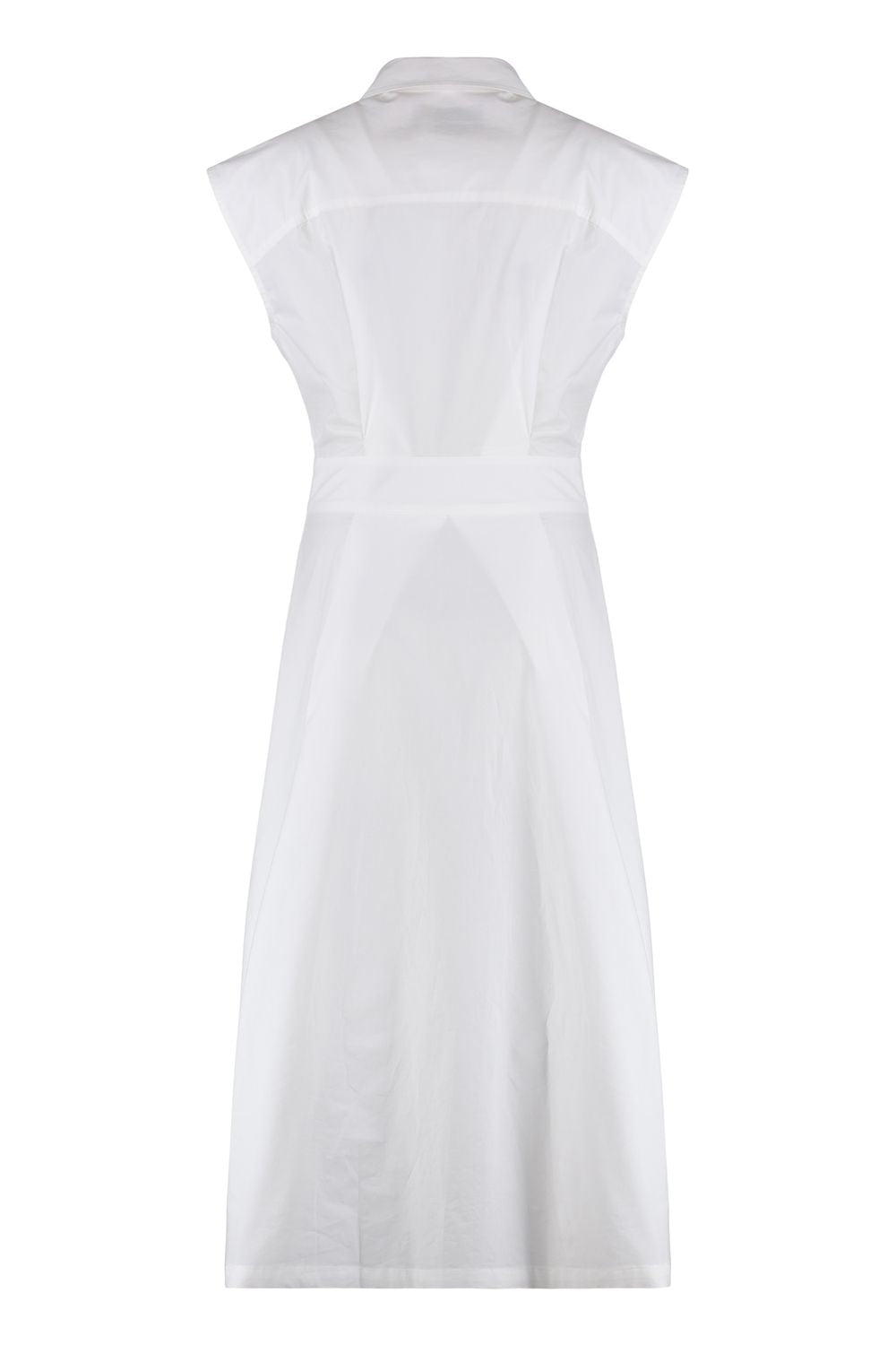 A.P.C. Cotton Poplin Shirtdress with Flared Hem - Women’s SS25