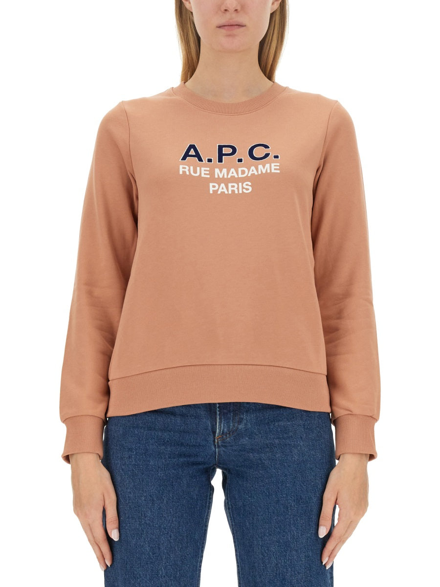 A.P.C. Regular Fit Logo Sweatshirt