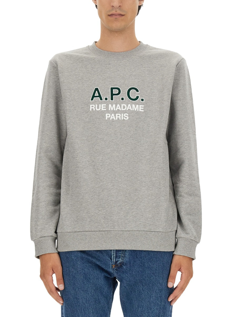 A.P.C. Logo Sweatshirt - Regular Fit, Size L