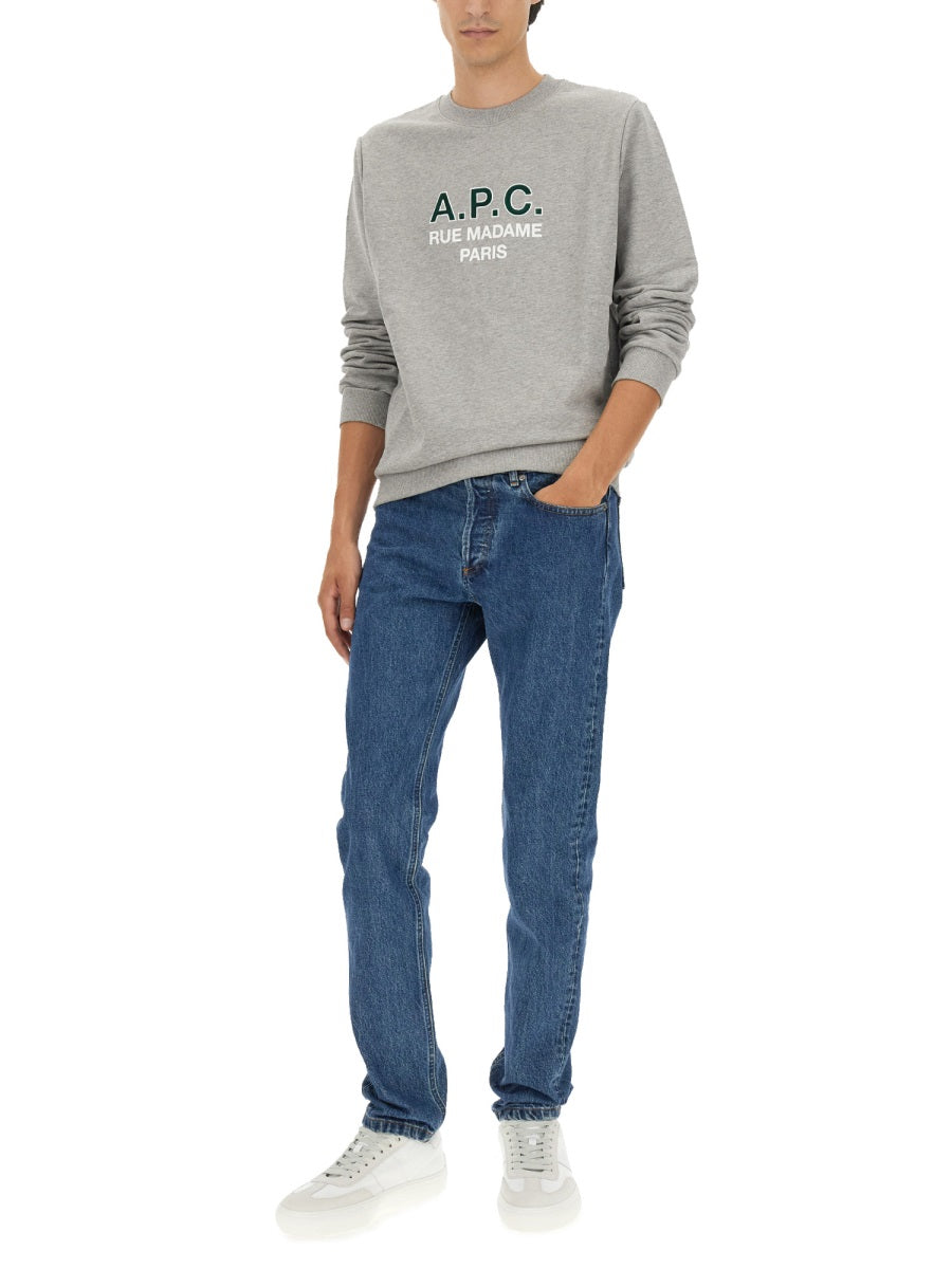 A.P.C. Logo Sweatshirt - Regular Fit, Size L