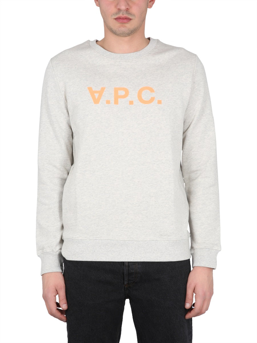 A.P.C. Classic Men’s Sweatshirt with Front Logo