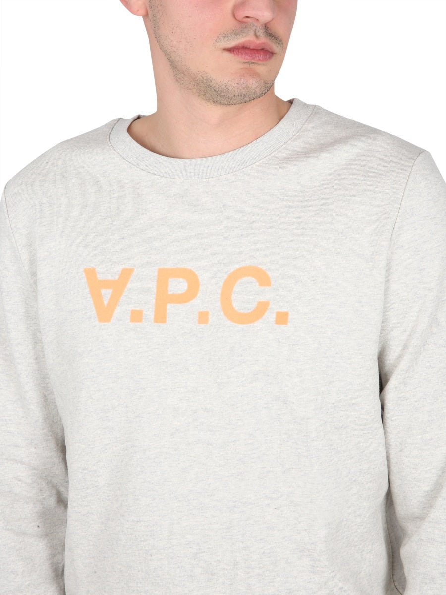 A.P.C. Classic Men’s Sweatshirt with Front Logo