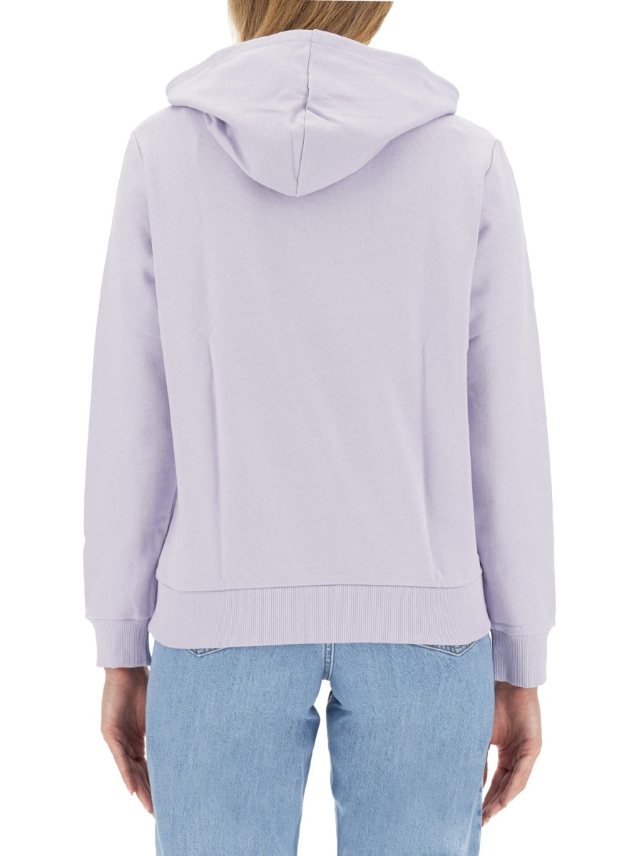 A.P.C. Regular Fit Logo Sweatshirt - Size L