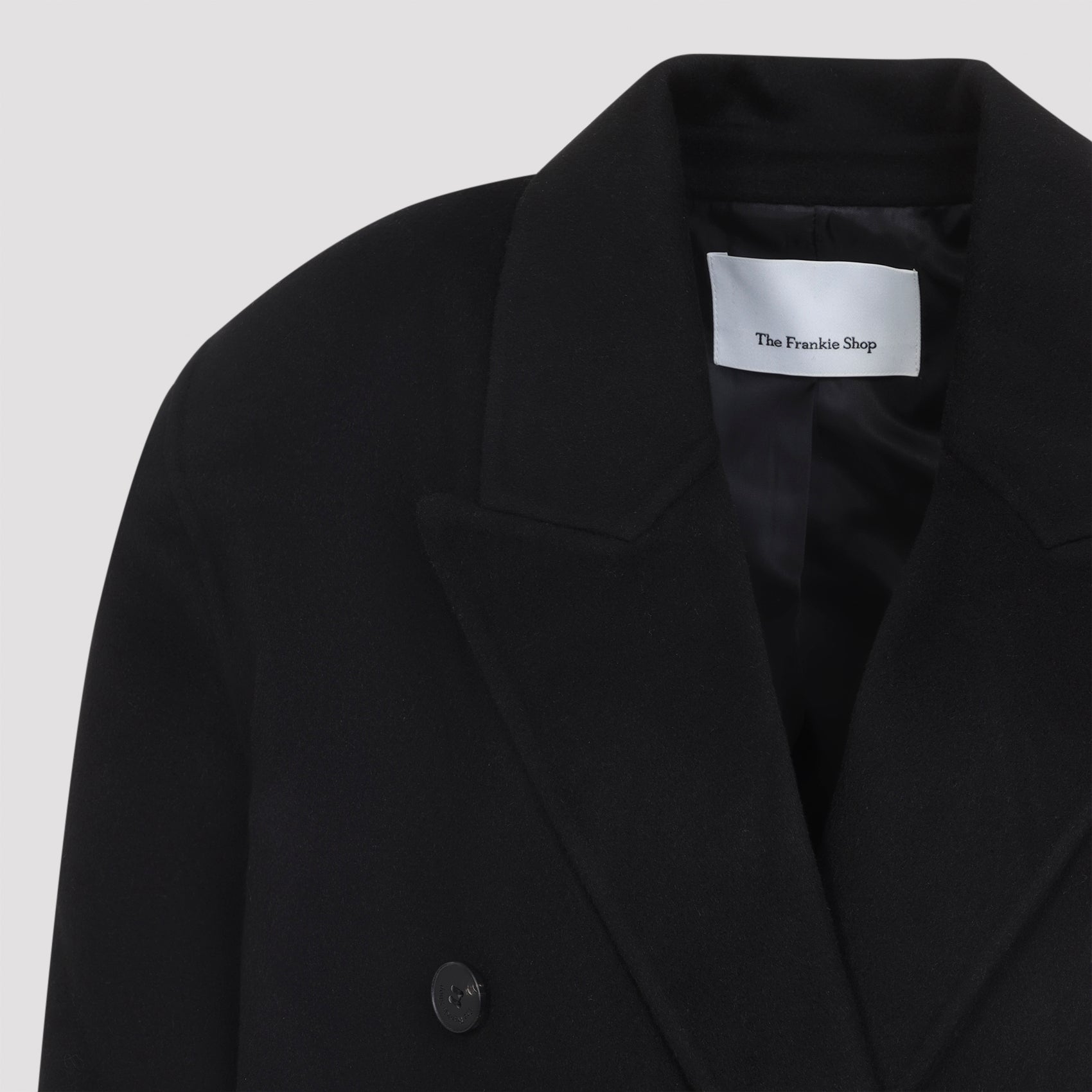 THE FRANKIE SHOP Double Breasted Wool Jacket