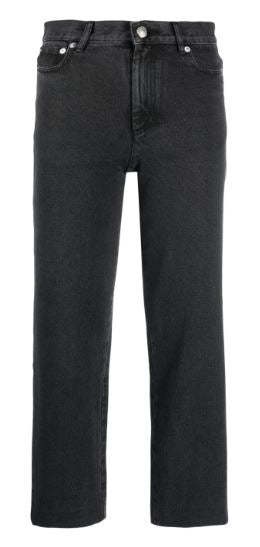 A.P.C. Women's Cotton High-Waisted Jeans