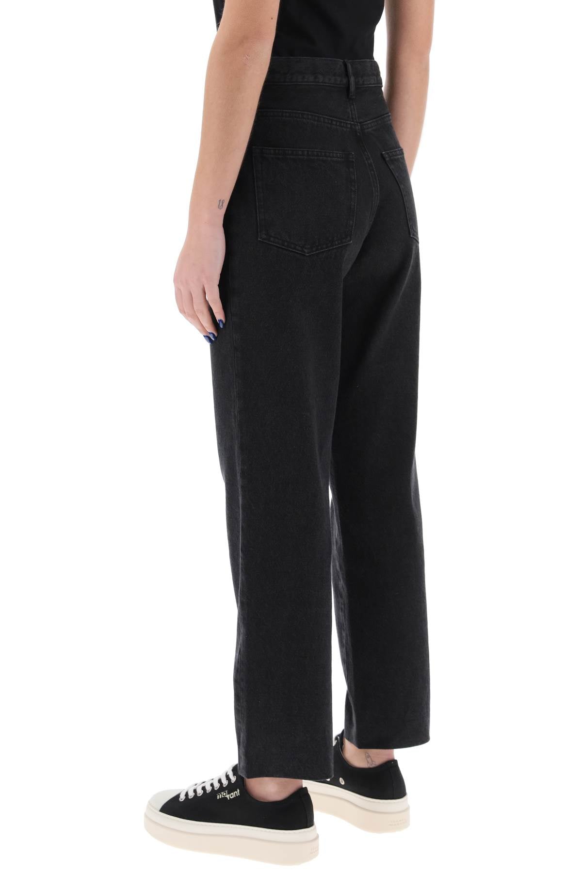 A.P.C. Women's Cotton High-Waisted Jeans