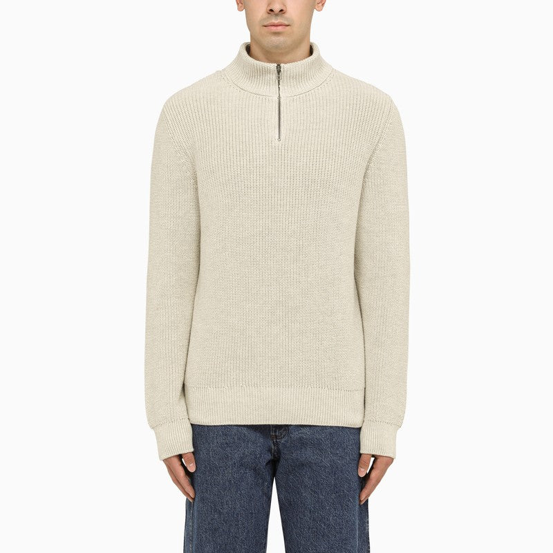 A.P.C. Ribbed Cotton Turtleneck Sweater for Men