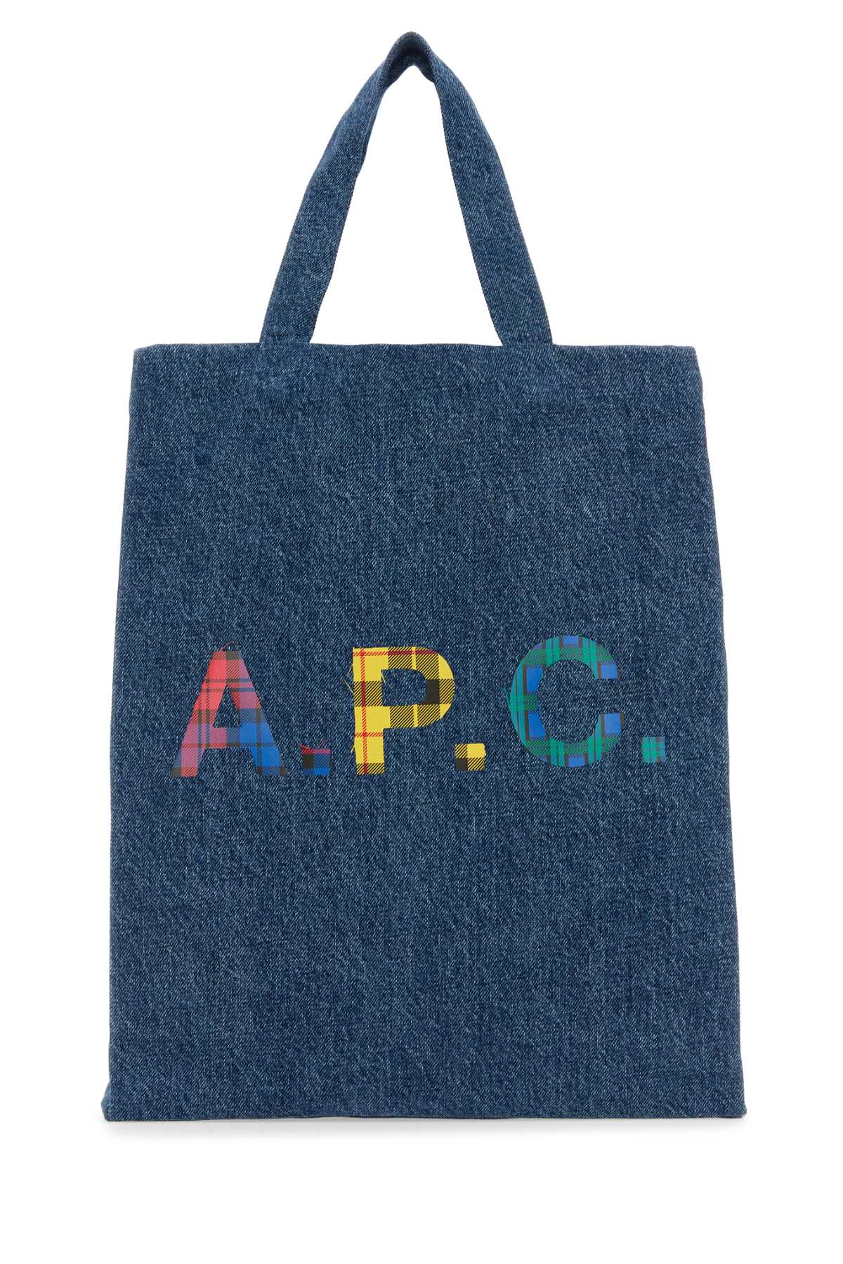 A.P.C. Mini Denim Shopping Handbag