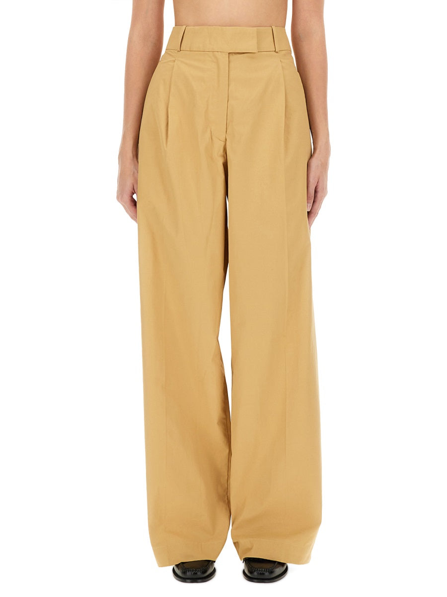 A.P.C. Straight Fit Organic Cotton Trousers for Women