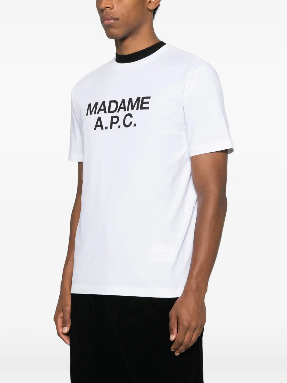 A.P.C. Printed Crew Neck T-Shirt for Men