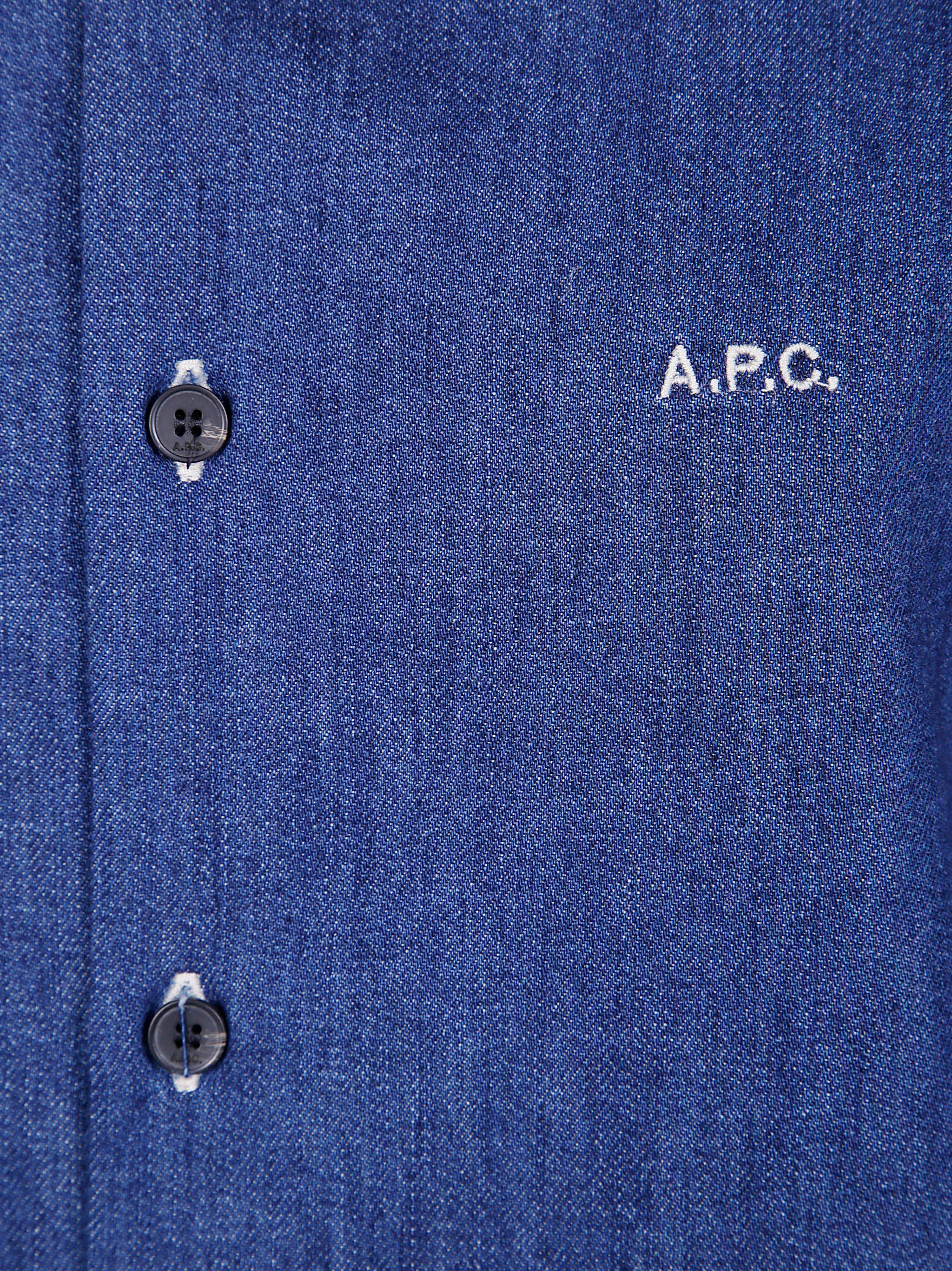 A.P.C. Mathias Organic Cotton Button-Up Shirt for Men