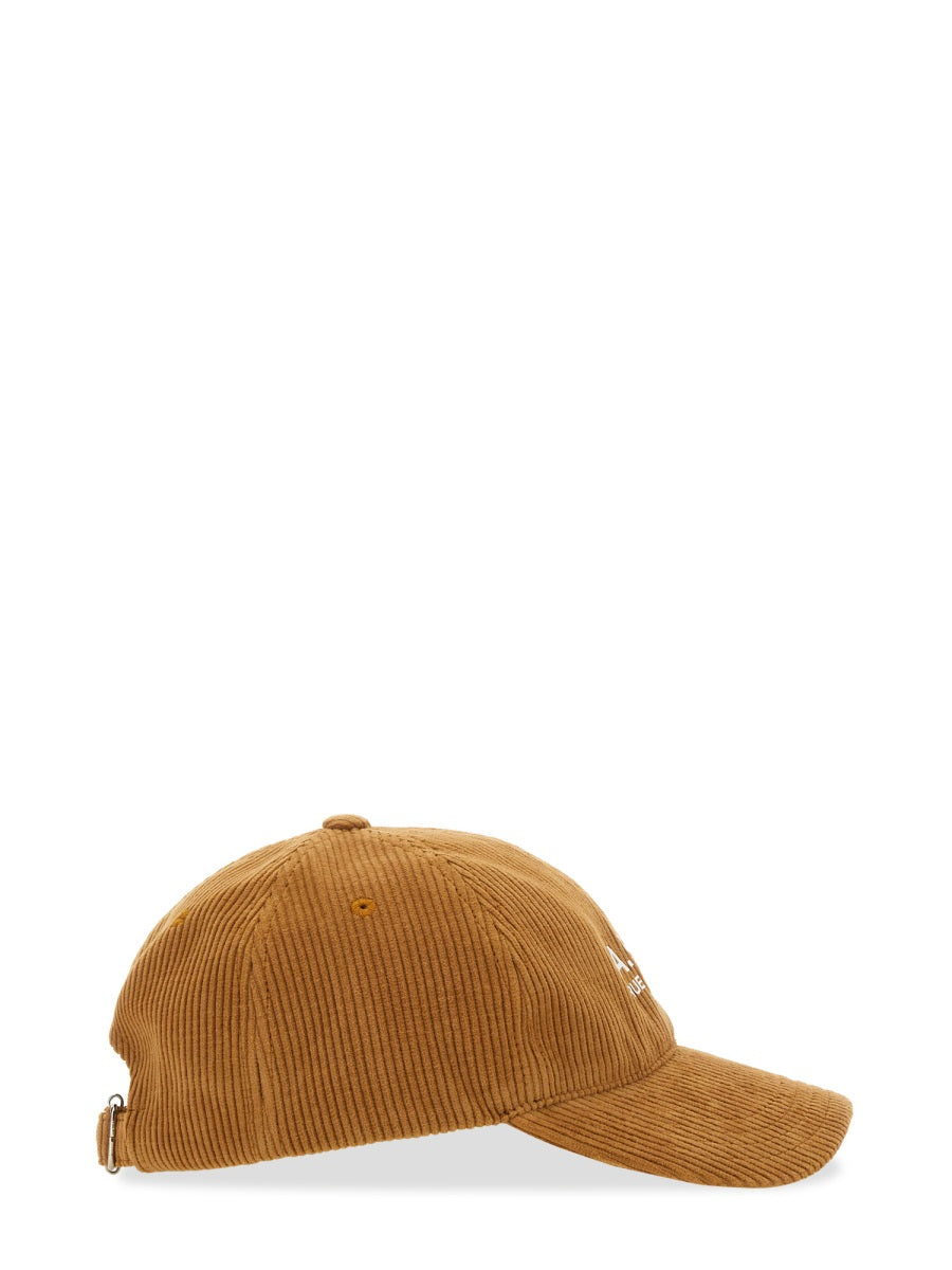 A.P.C. CHARLIE Cap with Curved Visor for Men