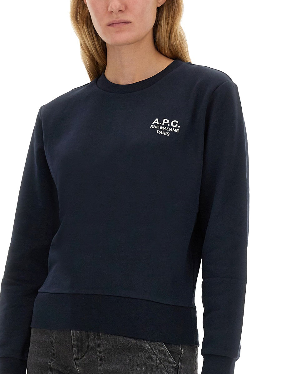 A.P.C. Classic Logo Sweatshirt - Size S