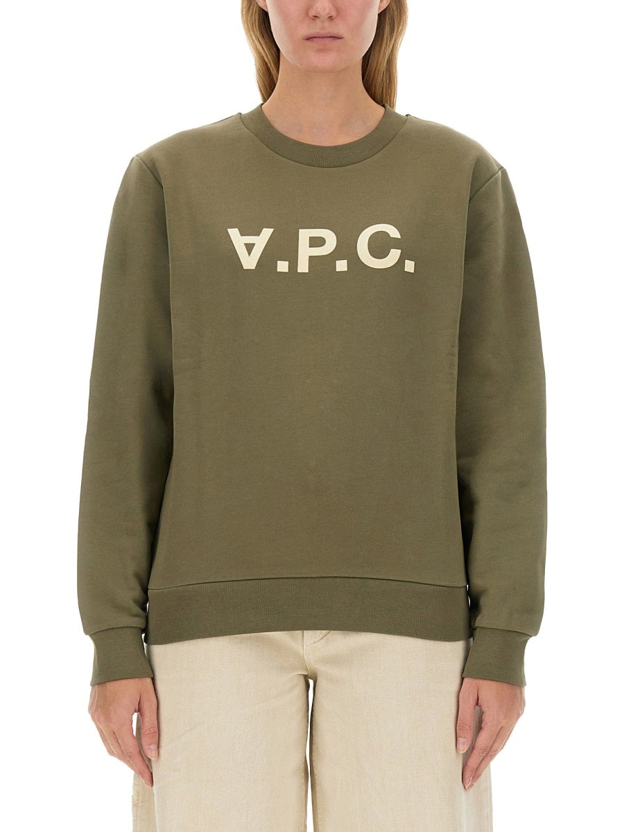 A.P.C. Logo Sweatshirt - Size S