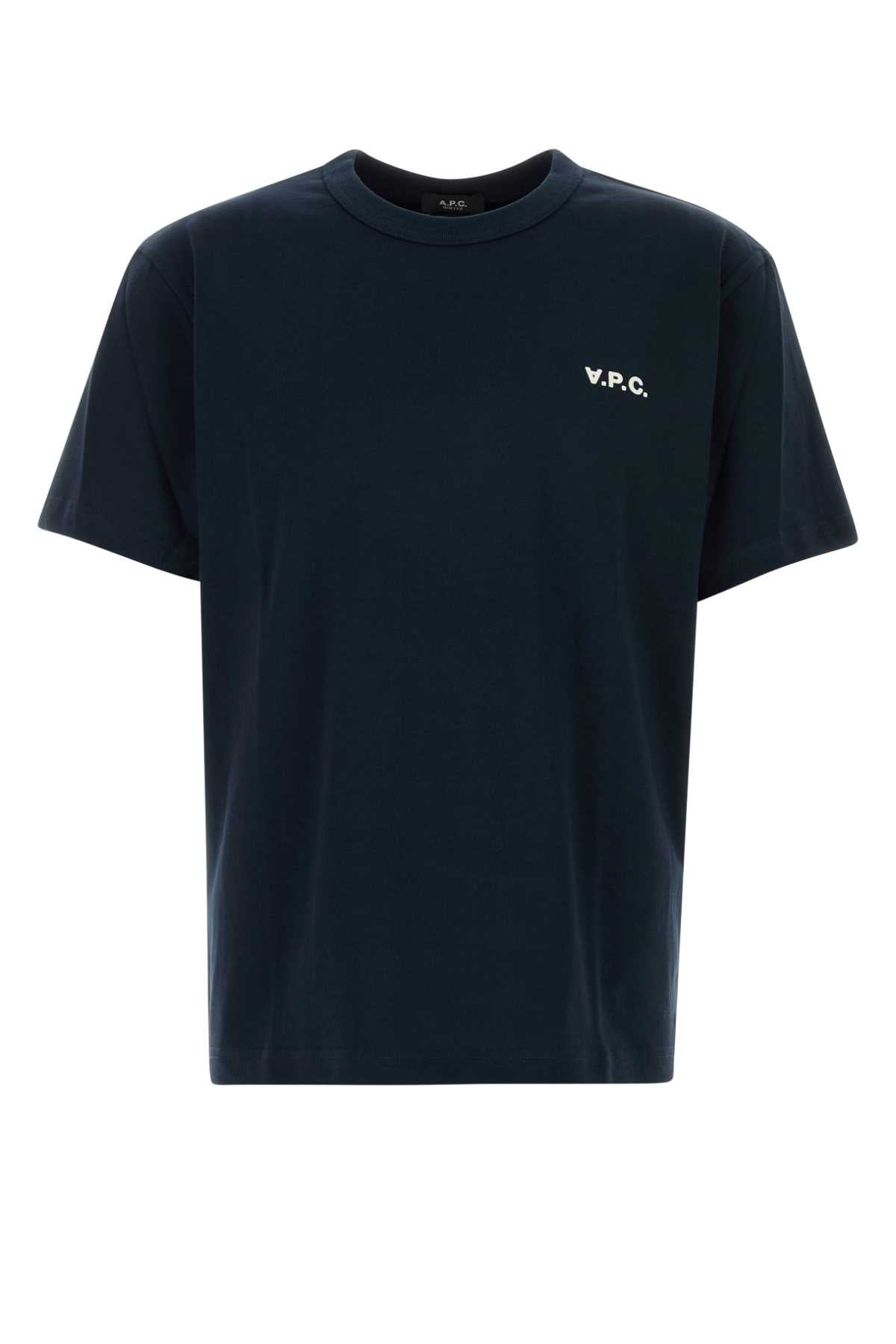 A.P.C. Eco-Friendly Organic Cotton T-Shirts for Men - FW25 Collection