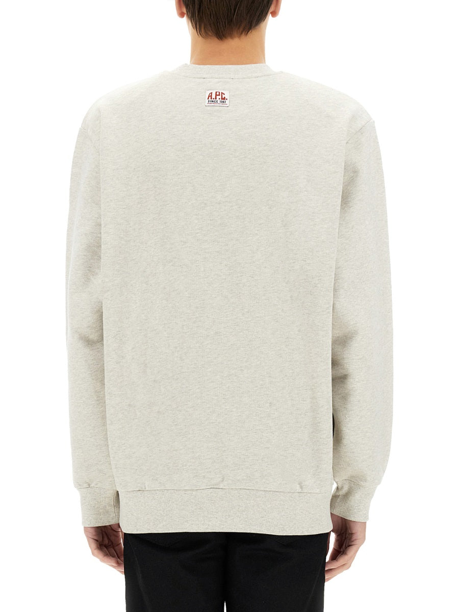 A.P.C. Classic Logo Sweatshirt - Regular Fit