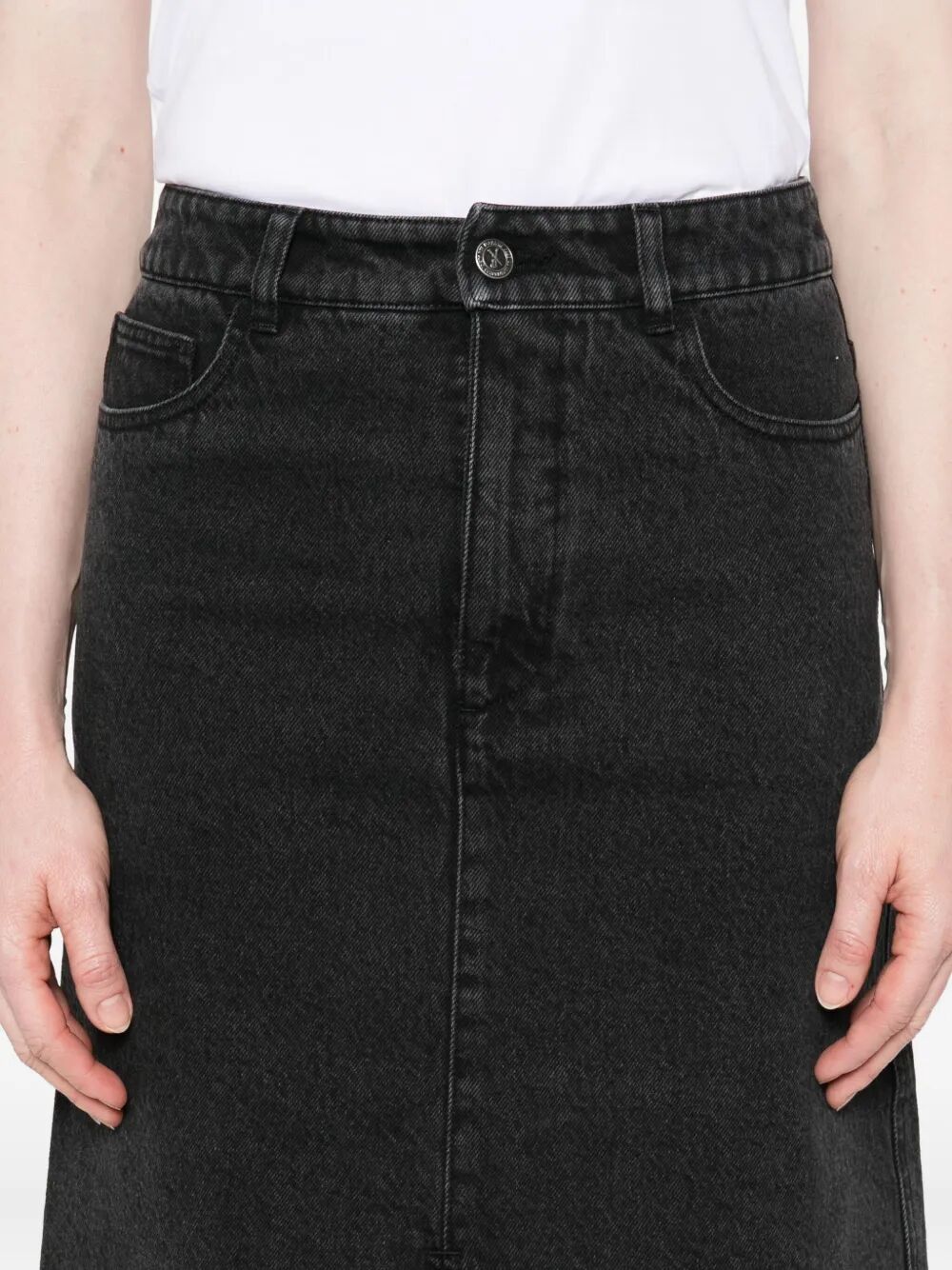 A.P.C. Georgia Denim Midi Skirt for Women