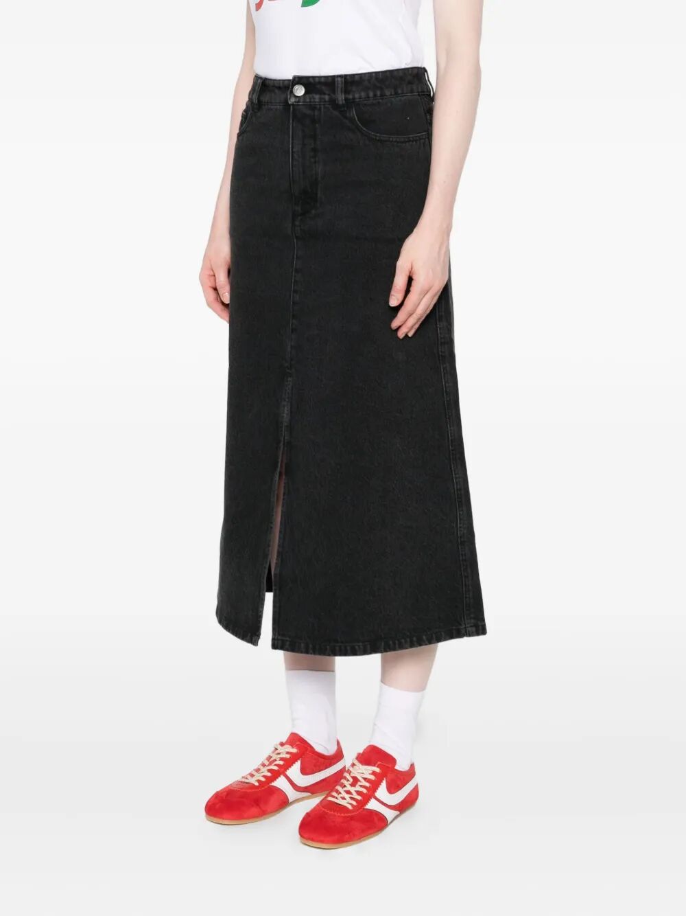A.P.C. Georgia Denim Midi Skirt for Women