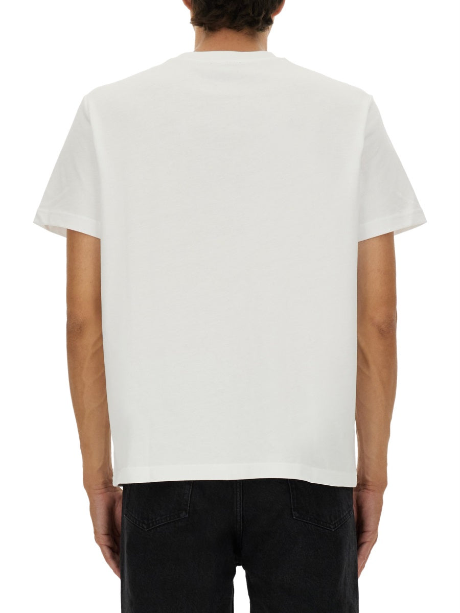 A.P.C. Logo-Print Organic Cotton Hugo T-Shirt for Women
