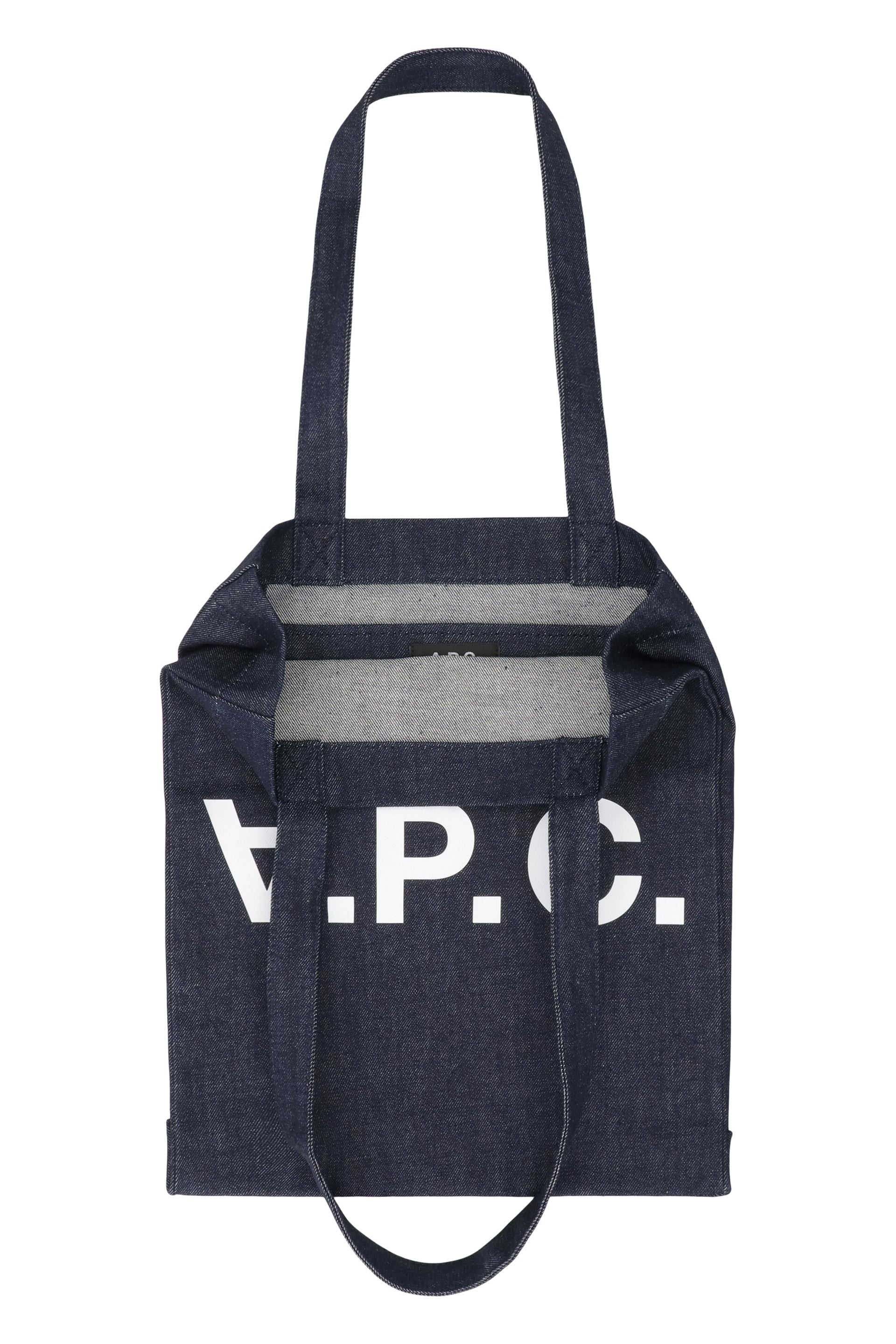 A.P.C. Laurel Denim Tote Handbag - W 31 X H 39 X D 8 CM