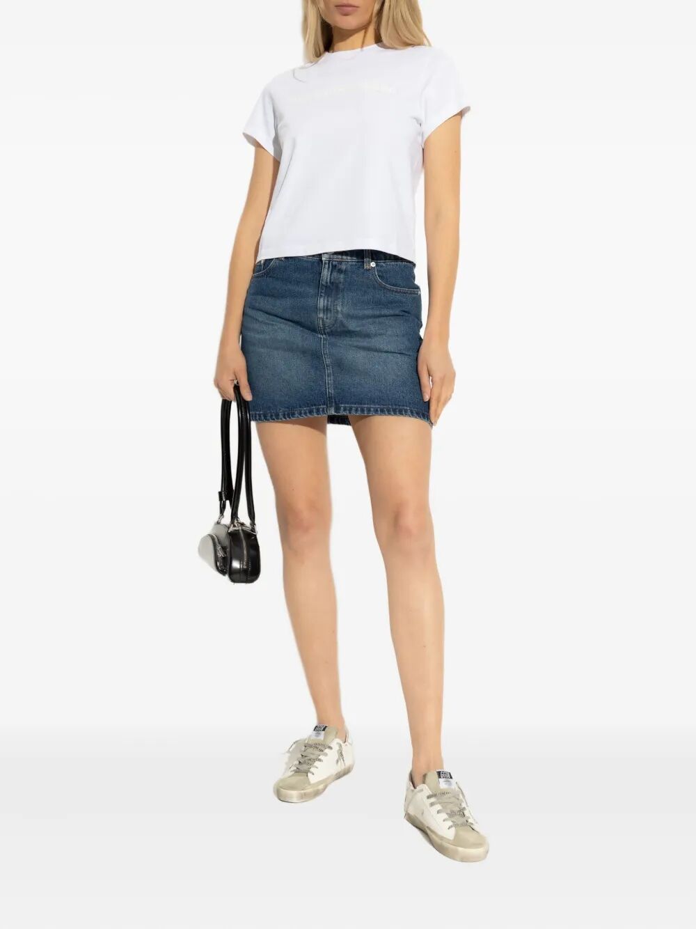 A.P.C. Chic Denim Mini Skirt