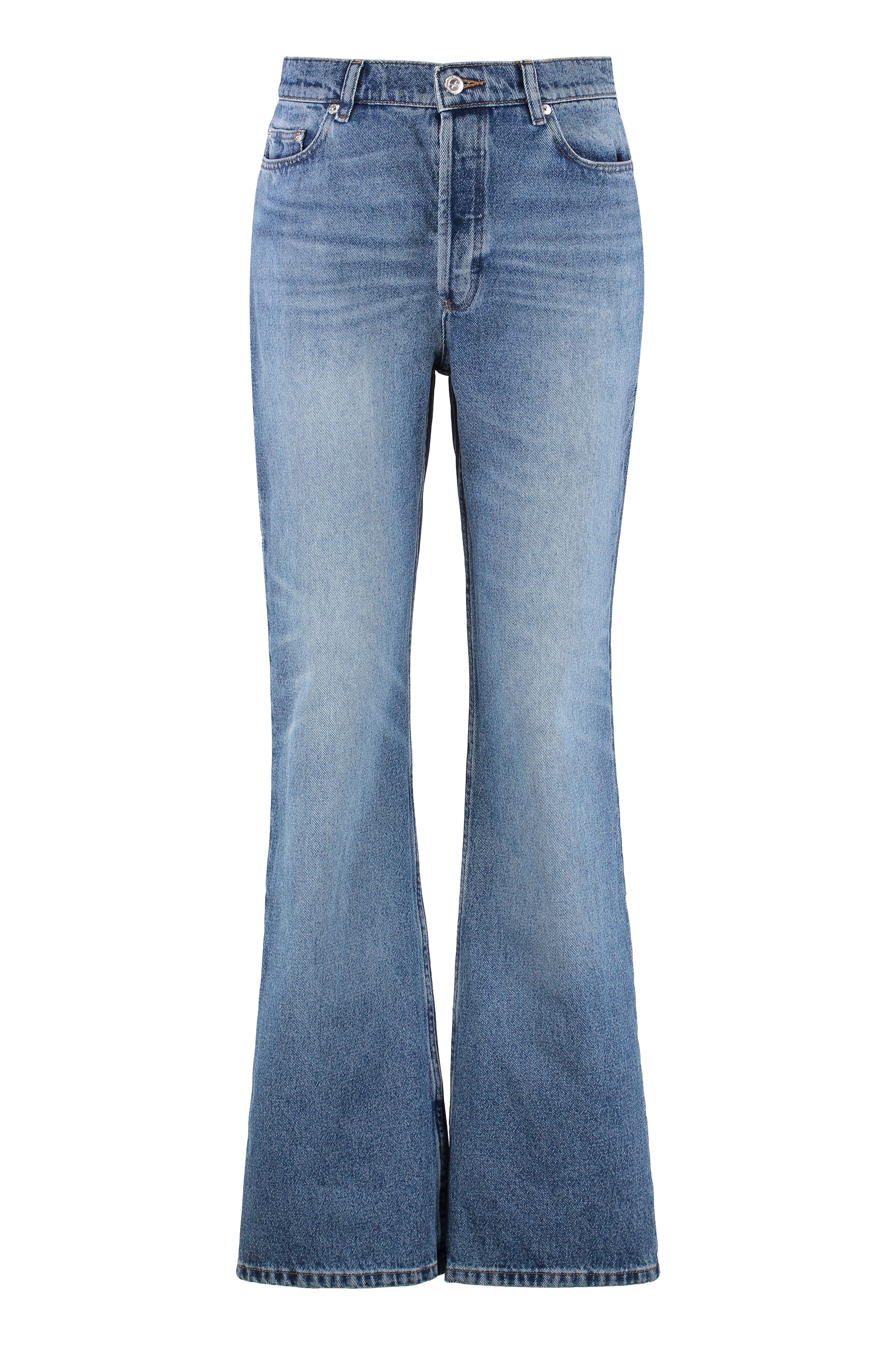 A.P.C. High-Rise Flared Jeans