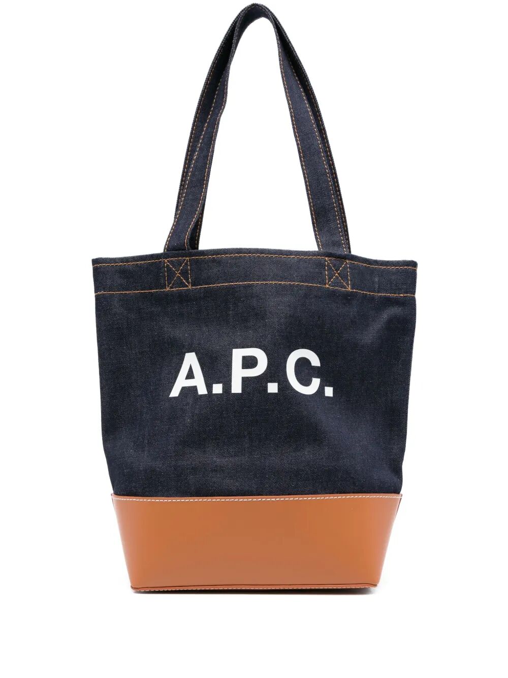 A.P.C. Denim Cowhide Handbag - FW25 Edition