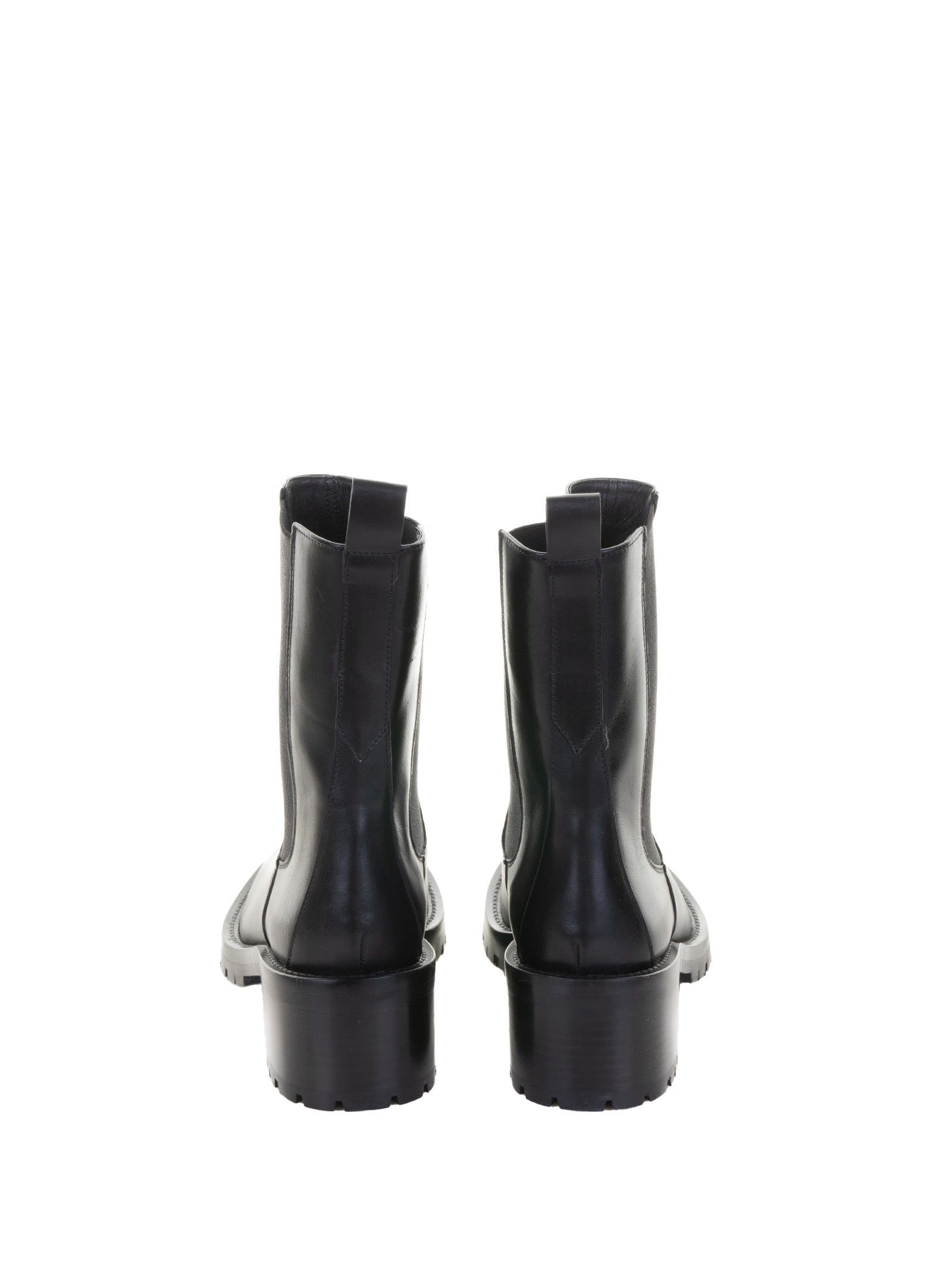 GUGLIELMO ROTTA Leather Ankle Boot with Rubber Sole