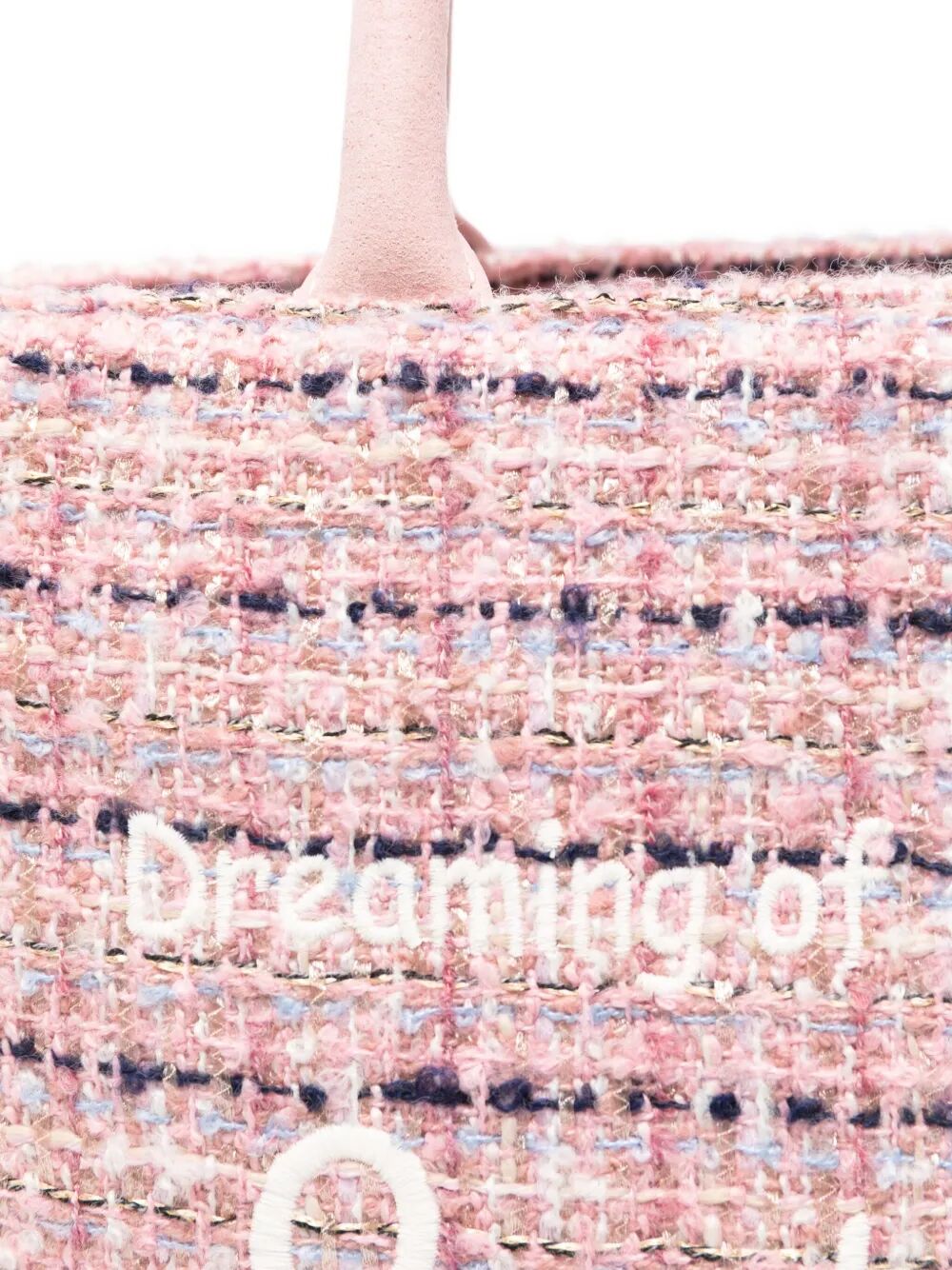 MC2 SAINT BARTH Tweed Mini Tote Handbag