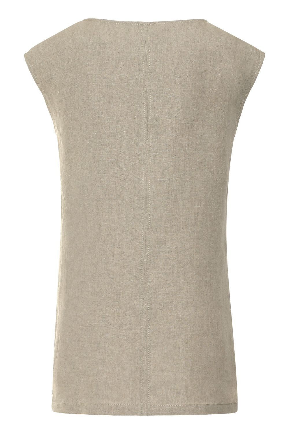 MAX MARA Women's Linen Blouse with Side Slits