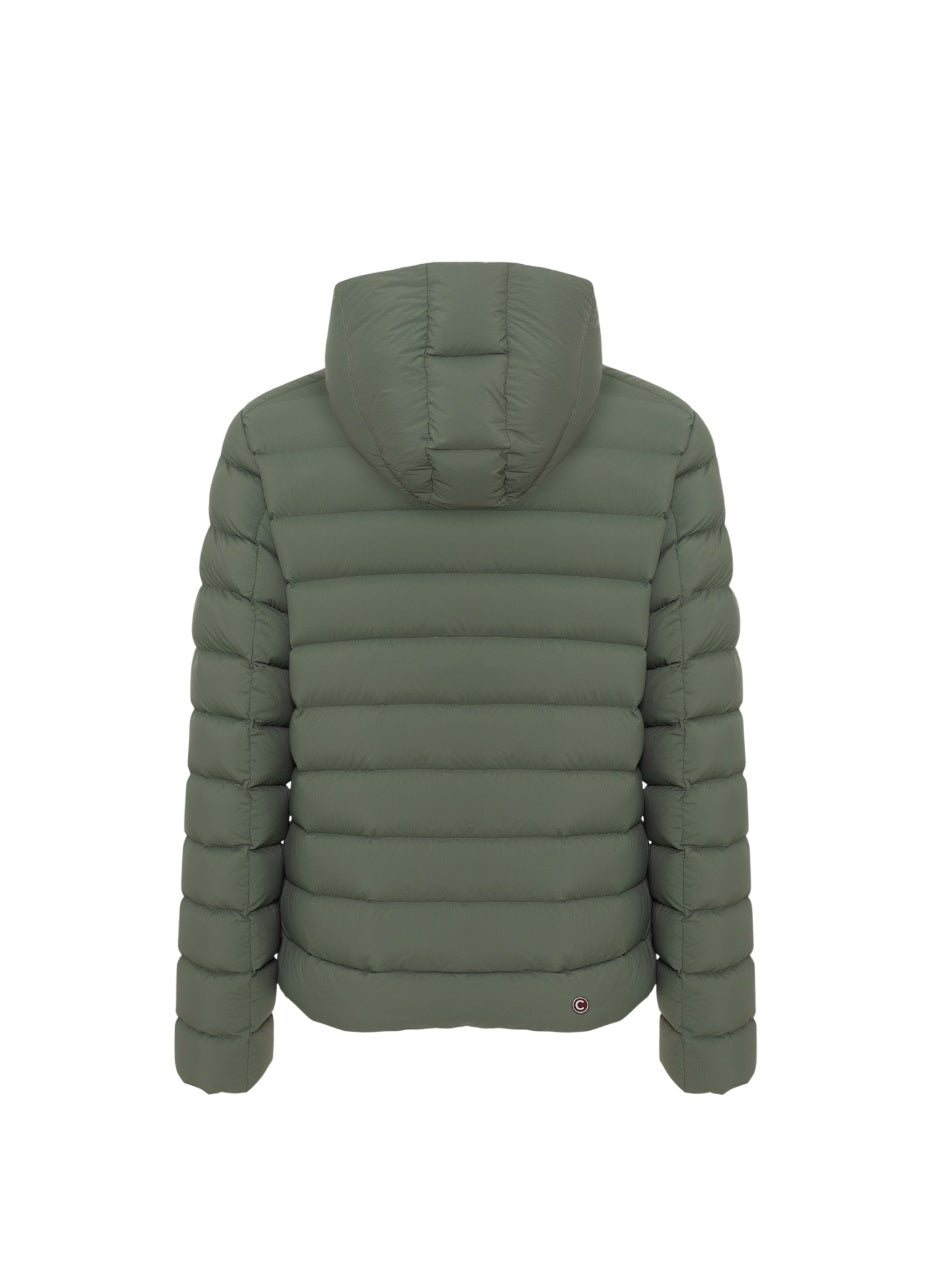 COLMAR Men's Down Jacket with Snap-Button Collar