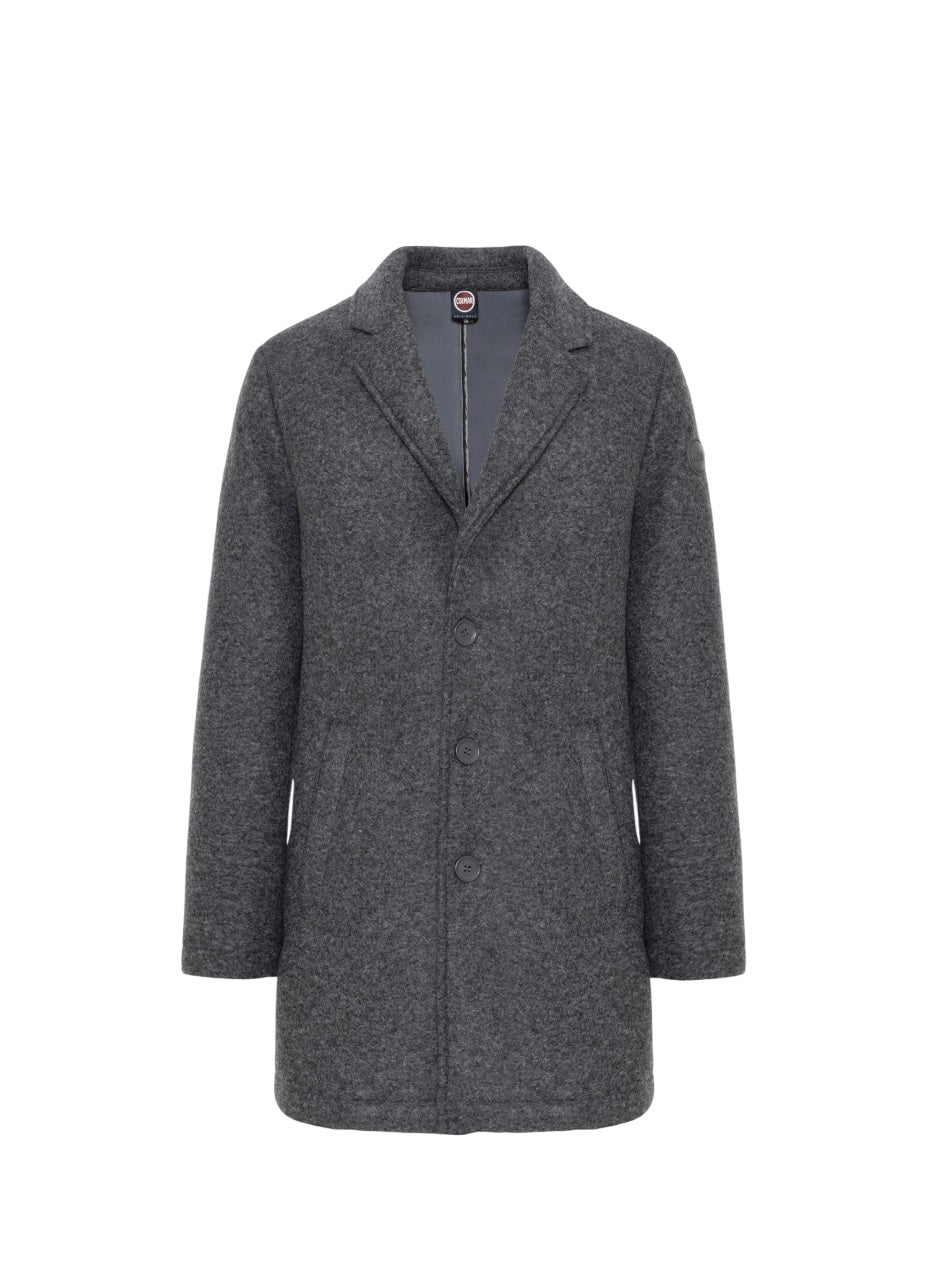COLMAR Classic Fit Wool Blend Coat for Men