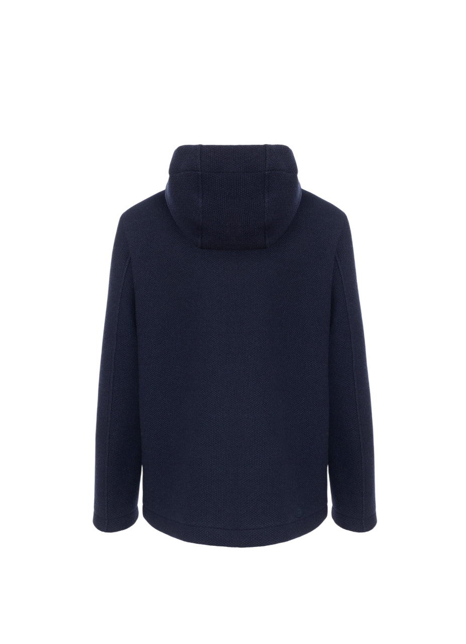 COLMAR Stylish Wool Blend Jacket with Fixed Hood - Size 50