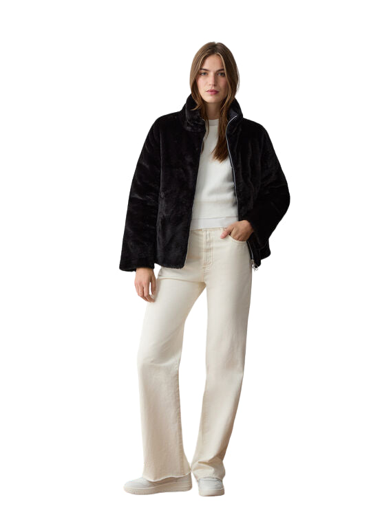 COLMAR Reversible Synthetic Fur Jacket for Women