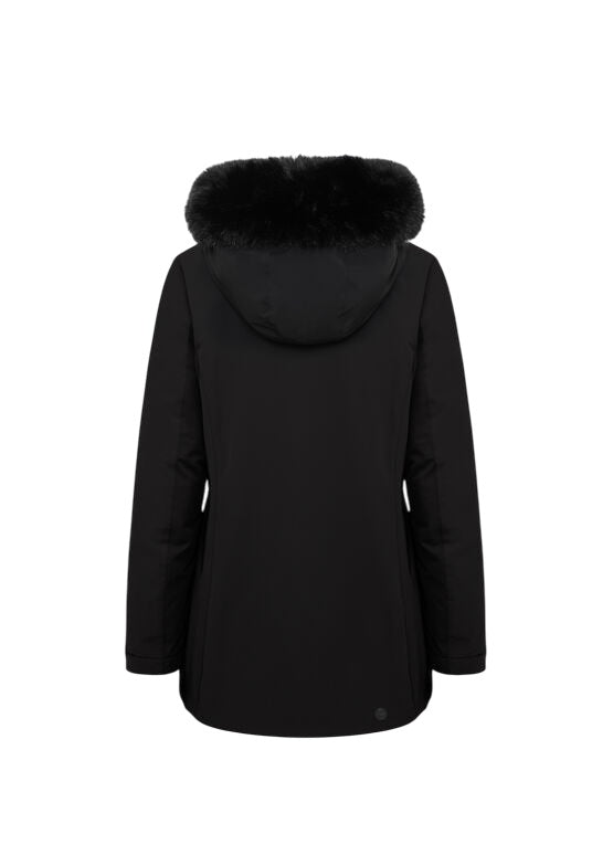 COLMAR Women's Minimalist Waterproof Jacket with Fixed Hood