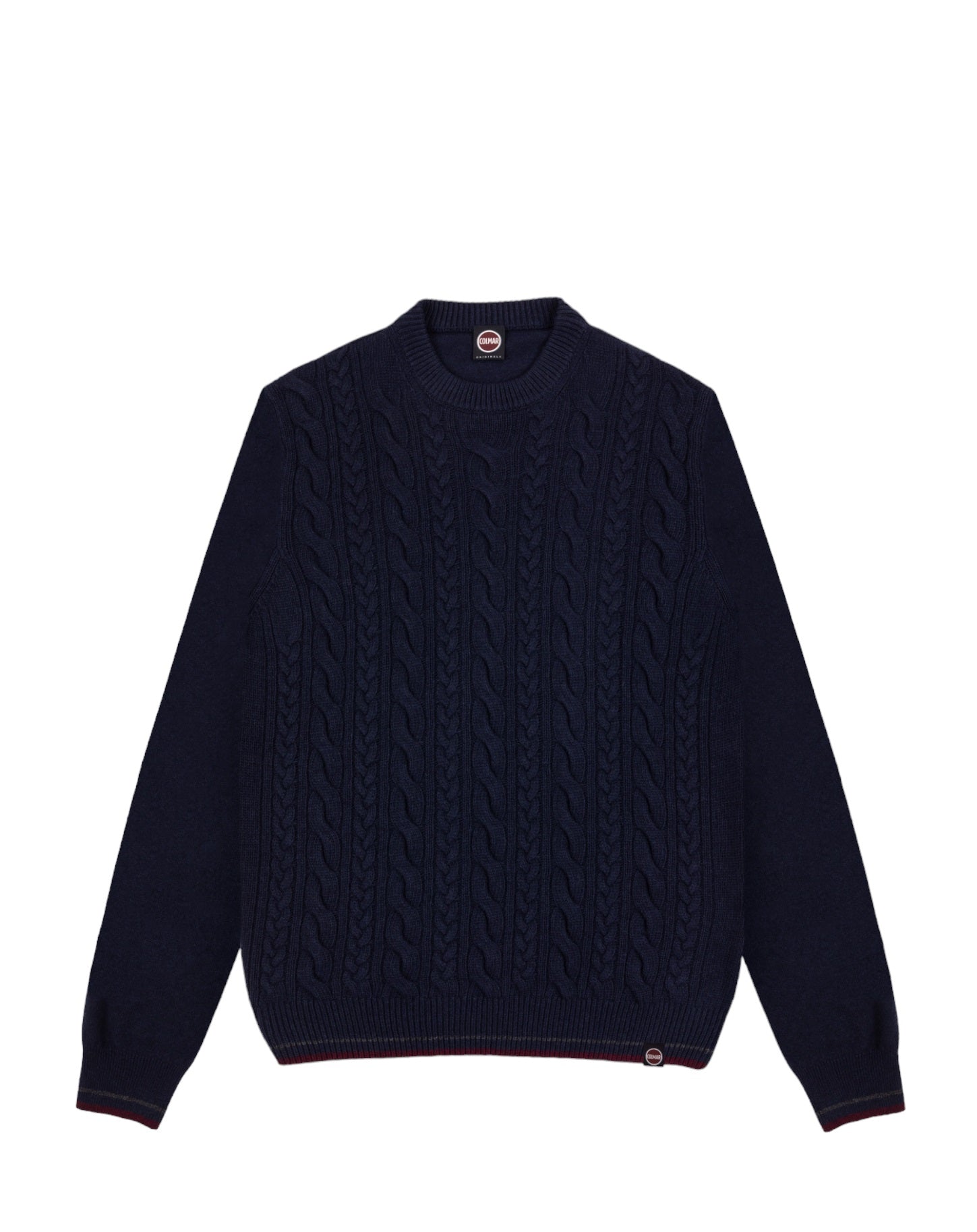 COLMAR Men's Classic Cable-Knit Pullover Sweater