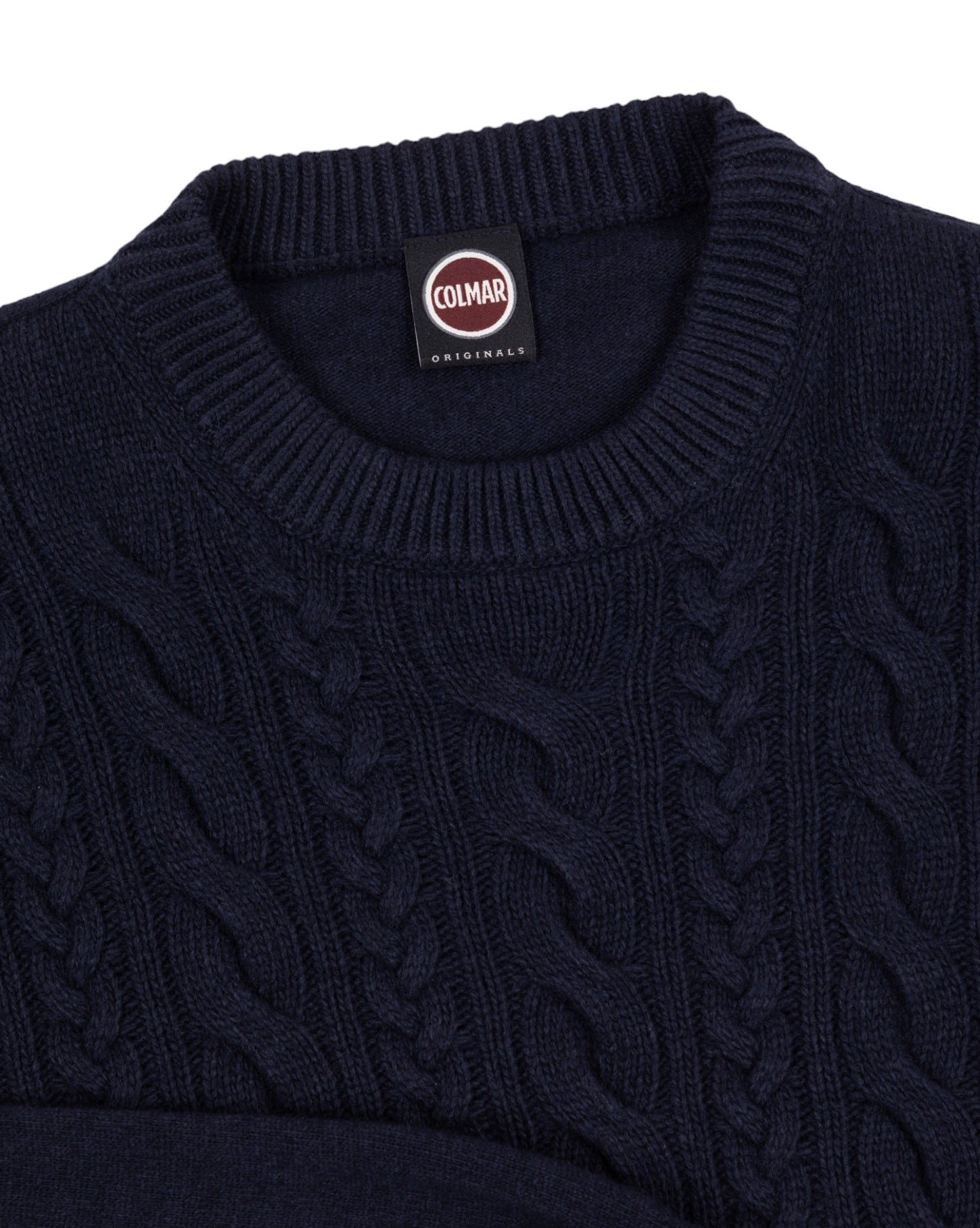 COLMAR Men's Classic Cable-Knit Pullover Sweater