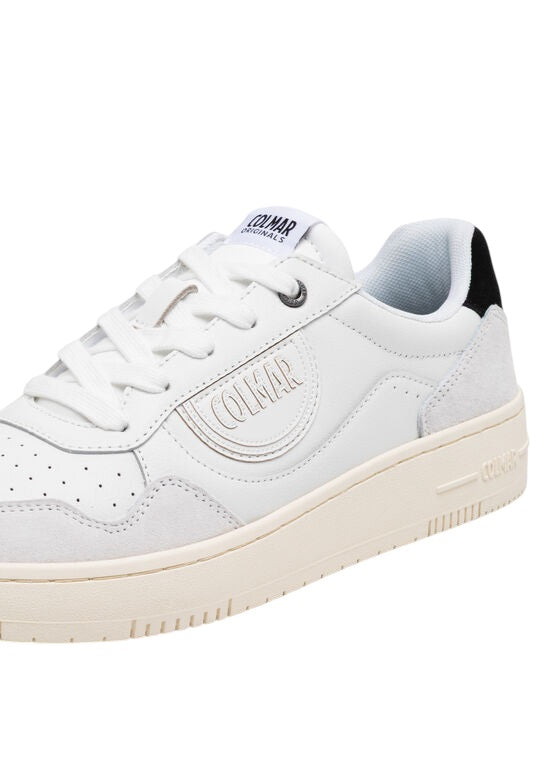 COLMAR Genuine Leather and Suede Sneakers for Men