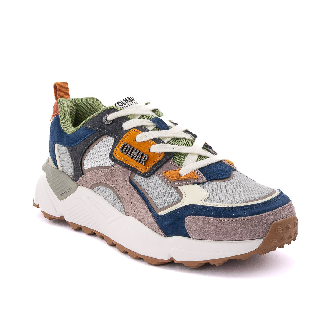 COLMAR Men's Grey Sneaker with Ergonomic Insole