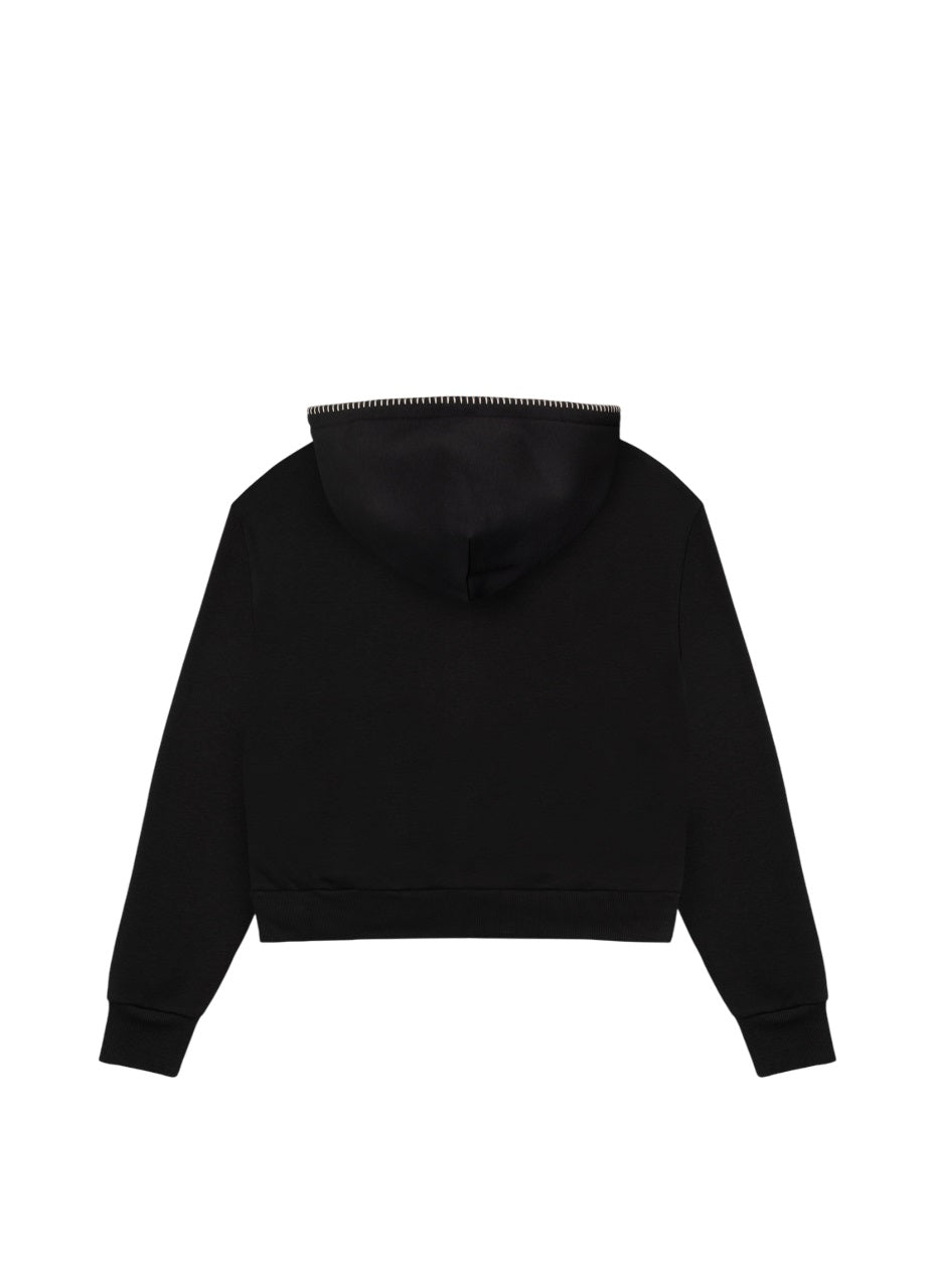 COLMAR Oversized Women's Hooded Sweatshirt - 76 cm Center Back Length