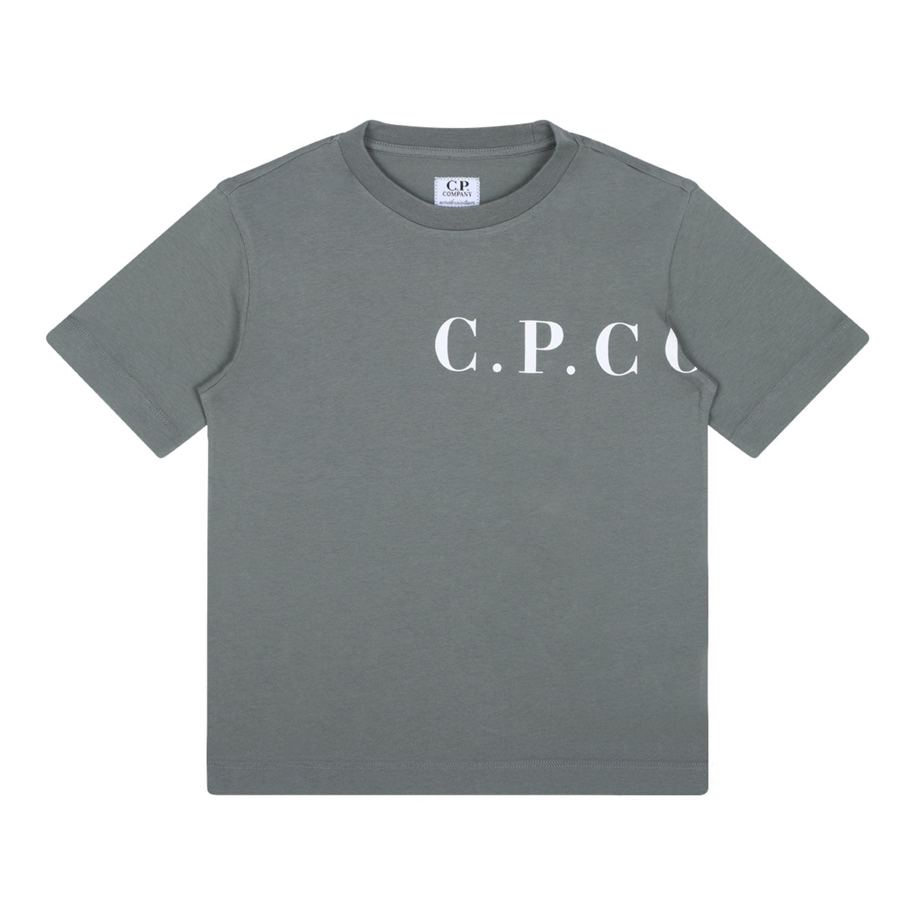 C.P.COMPANY KIDS Boys' Classic Military Cotton T-Shirt