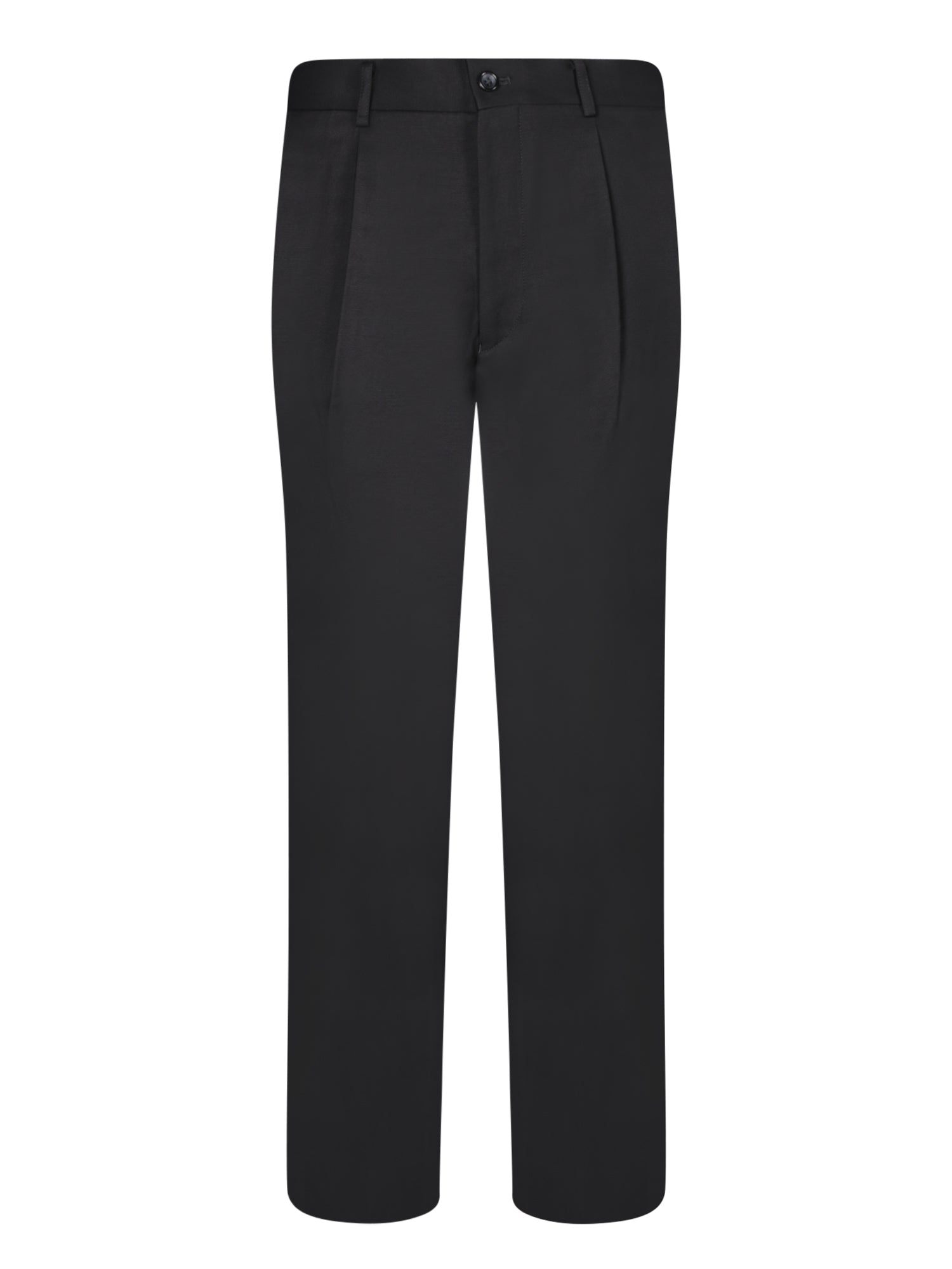 COMMES DE GARCONS HP Sleek Black Mini Trousers for Men